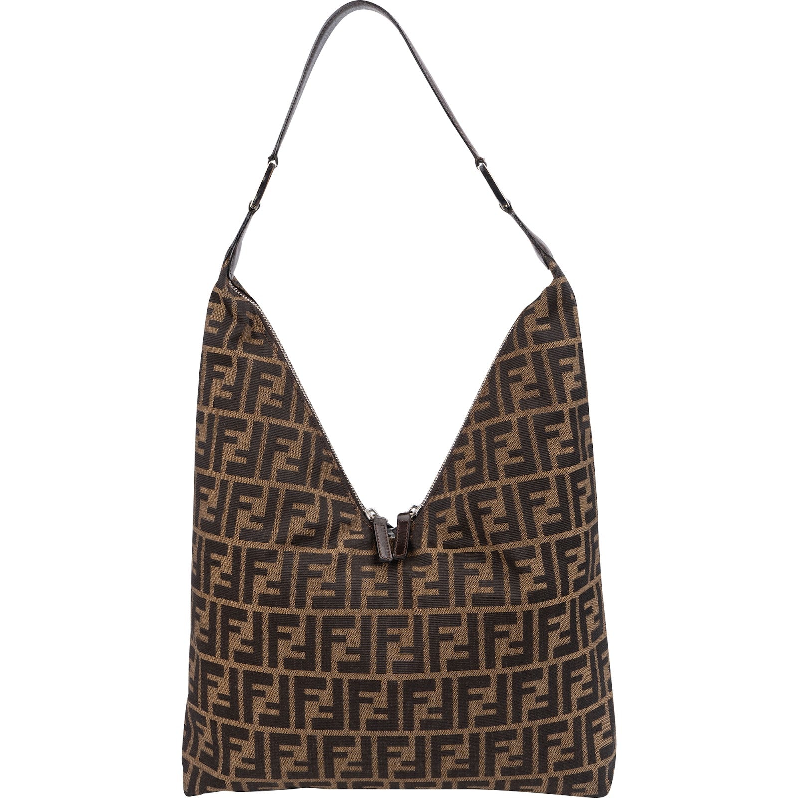 Fendi – Monogram FF Zucca shoulder bag