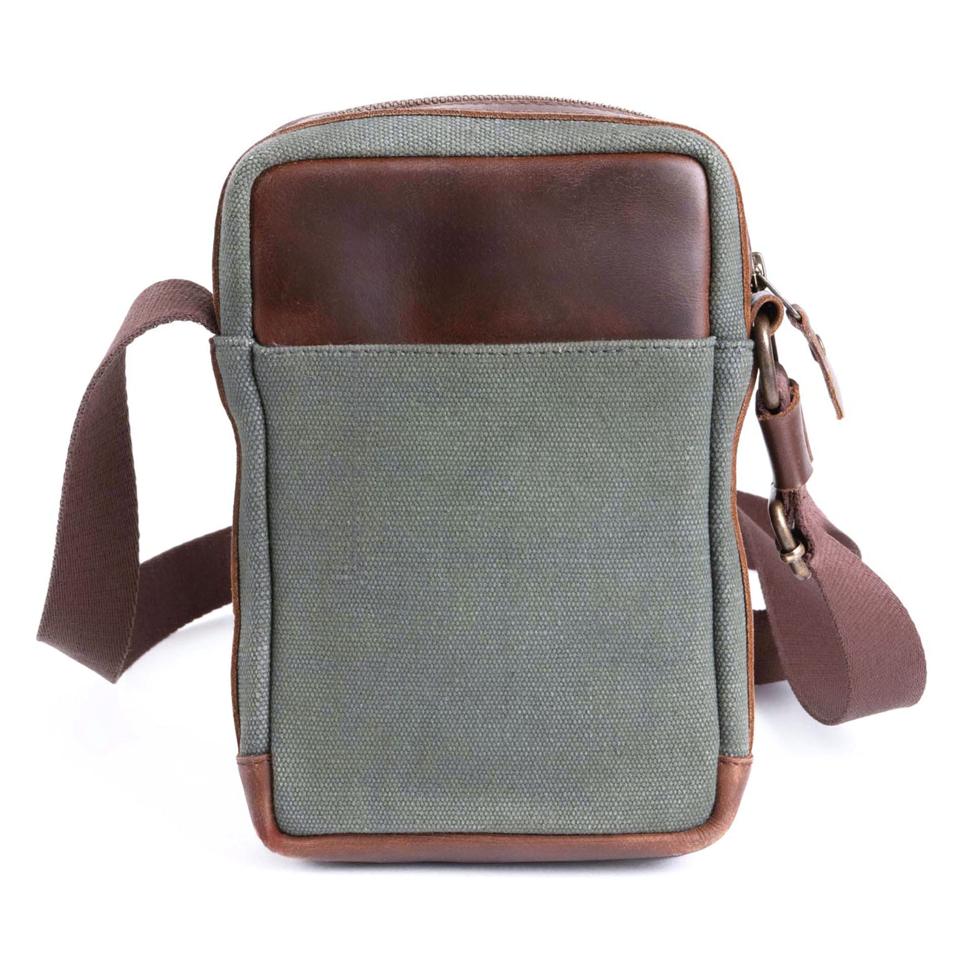 Crossbody Bag Runner Canvas - GREEN/BLU