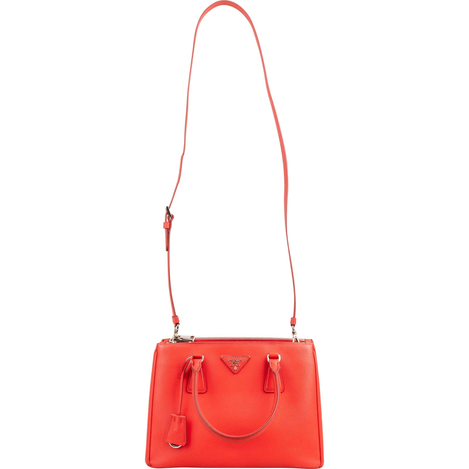 Prada – Galleria Tote-handtas in rood