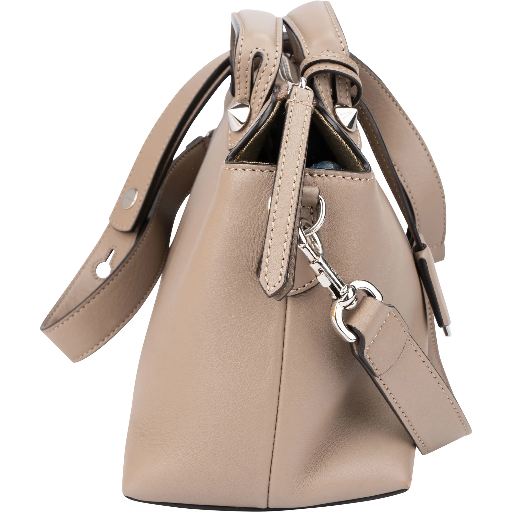 Fendi Taupe Leather By The Way Handbag