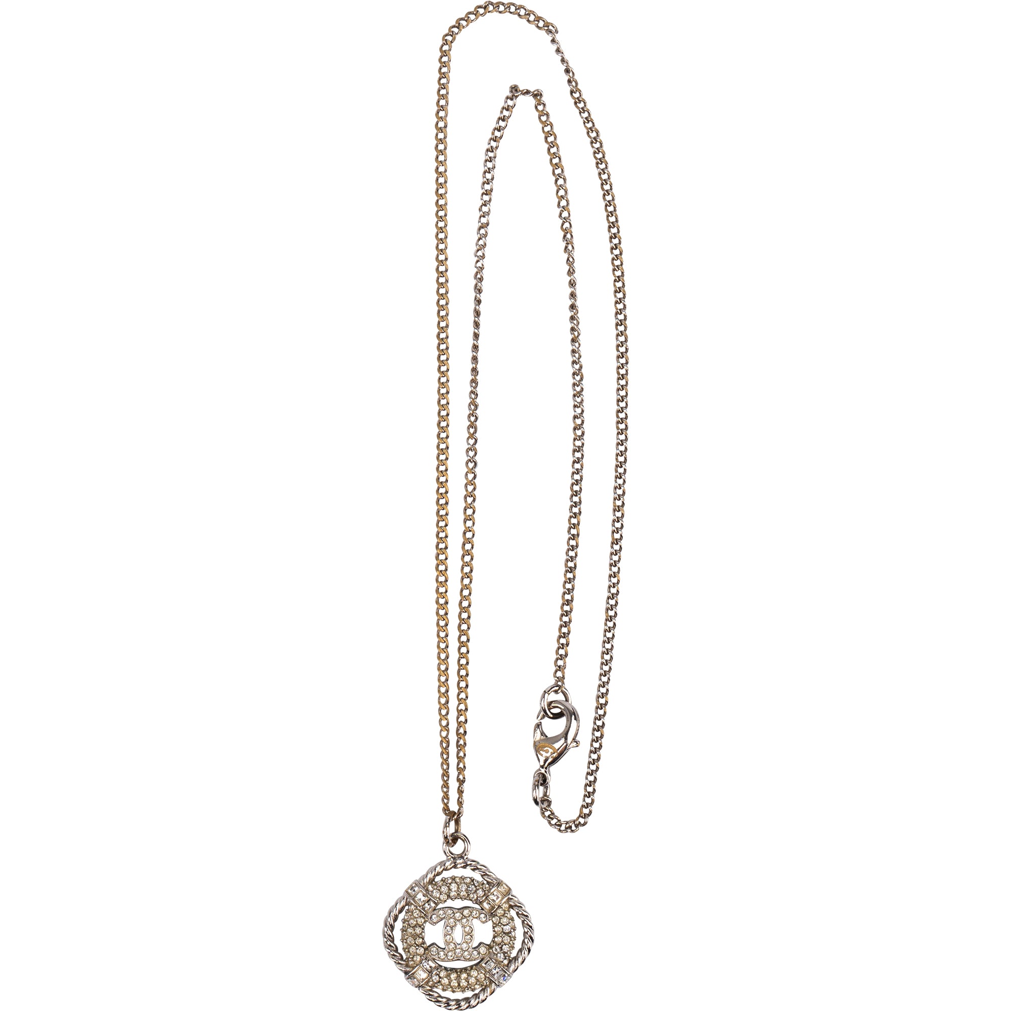 Chanel Crystal CC Necklace