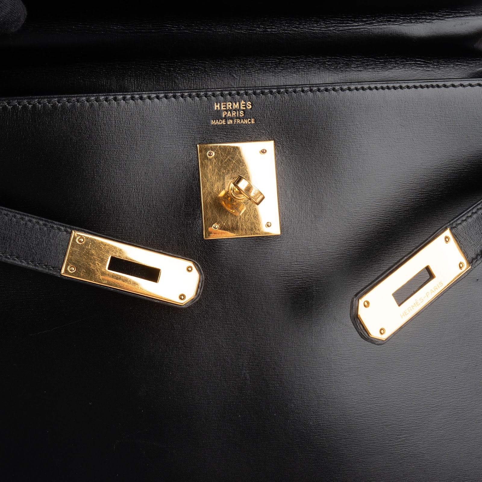Hermès Box Calf Leather Kelly 32 Handbag