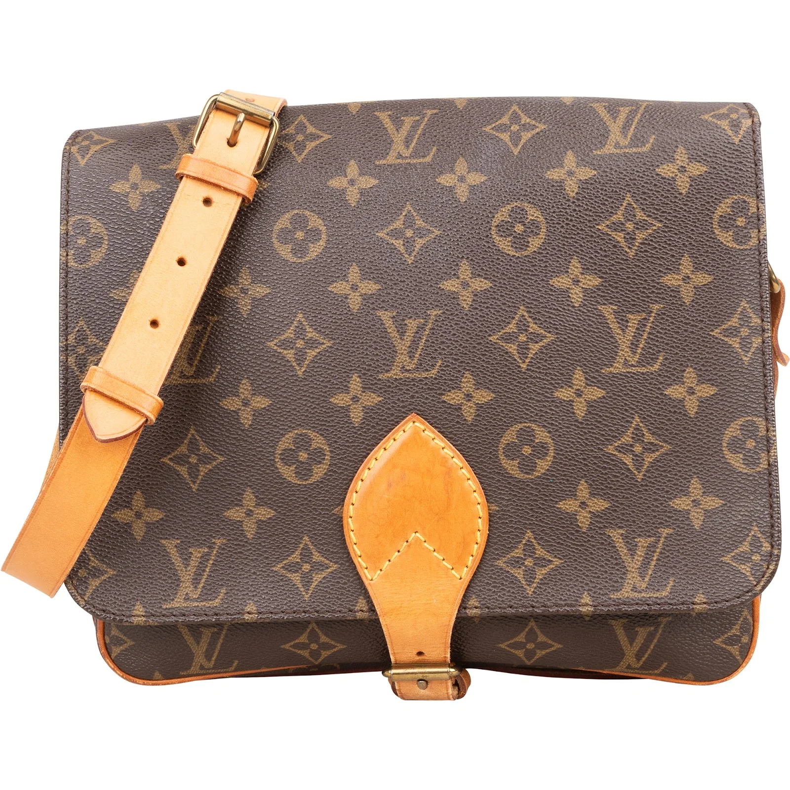 Louis Vuitton Monogram Canvas Cartouchiere GM Crossbody Bag