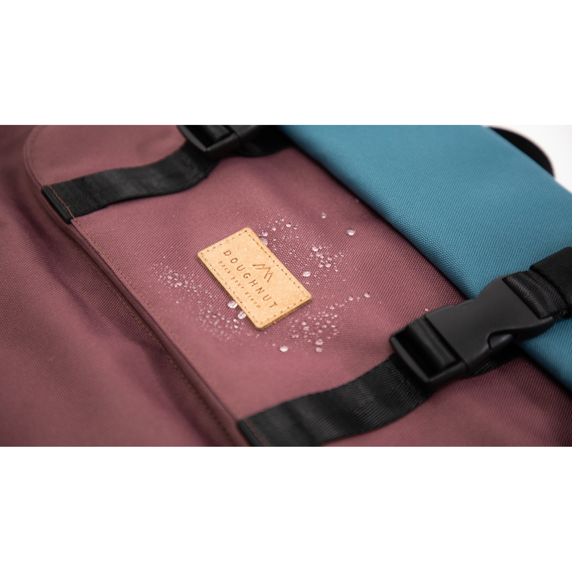 Christopher Reborn Backpack - plum x denim