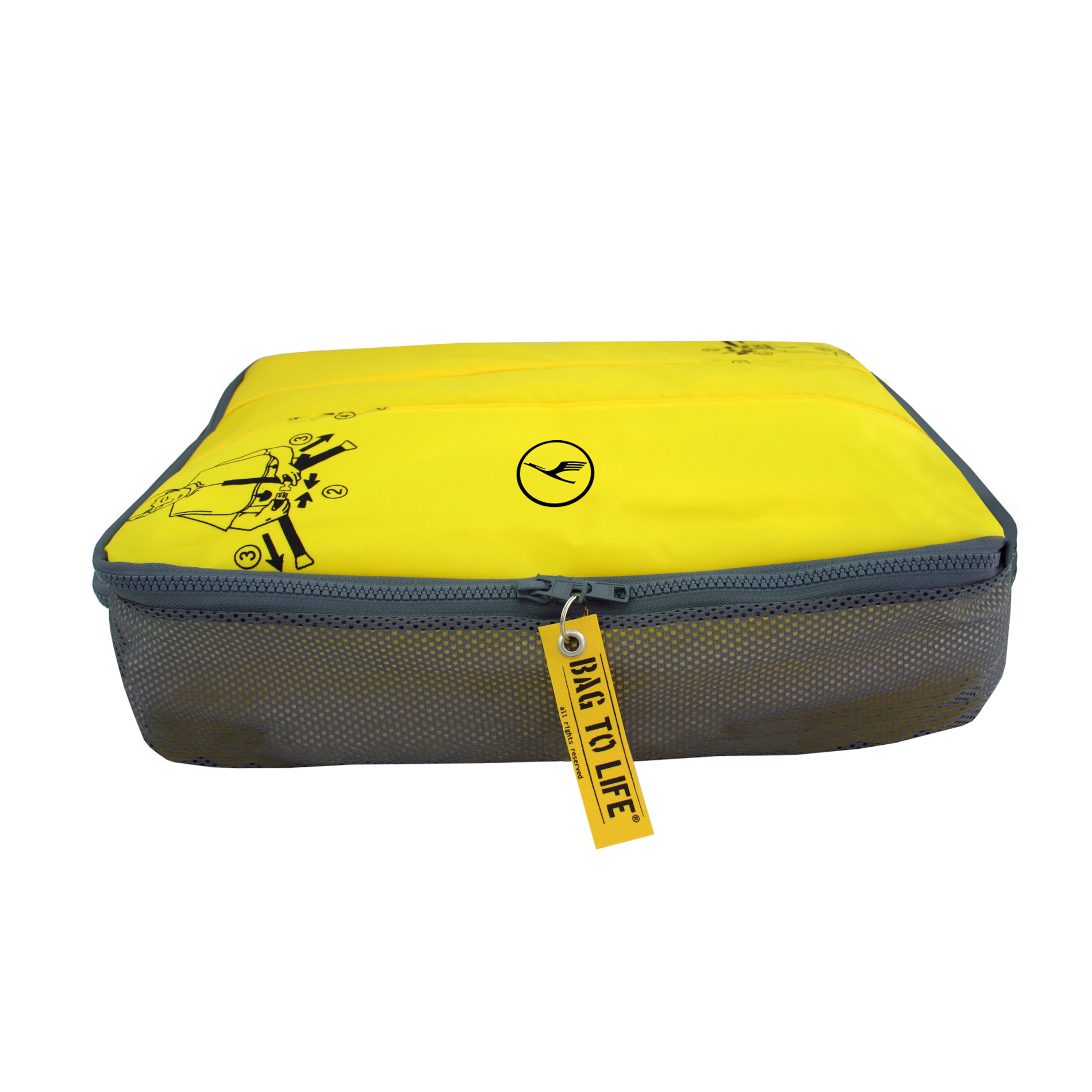 Easy Packing Etui für Hemden und Hosen - gelb