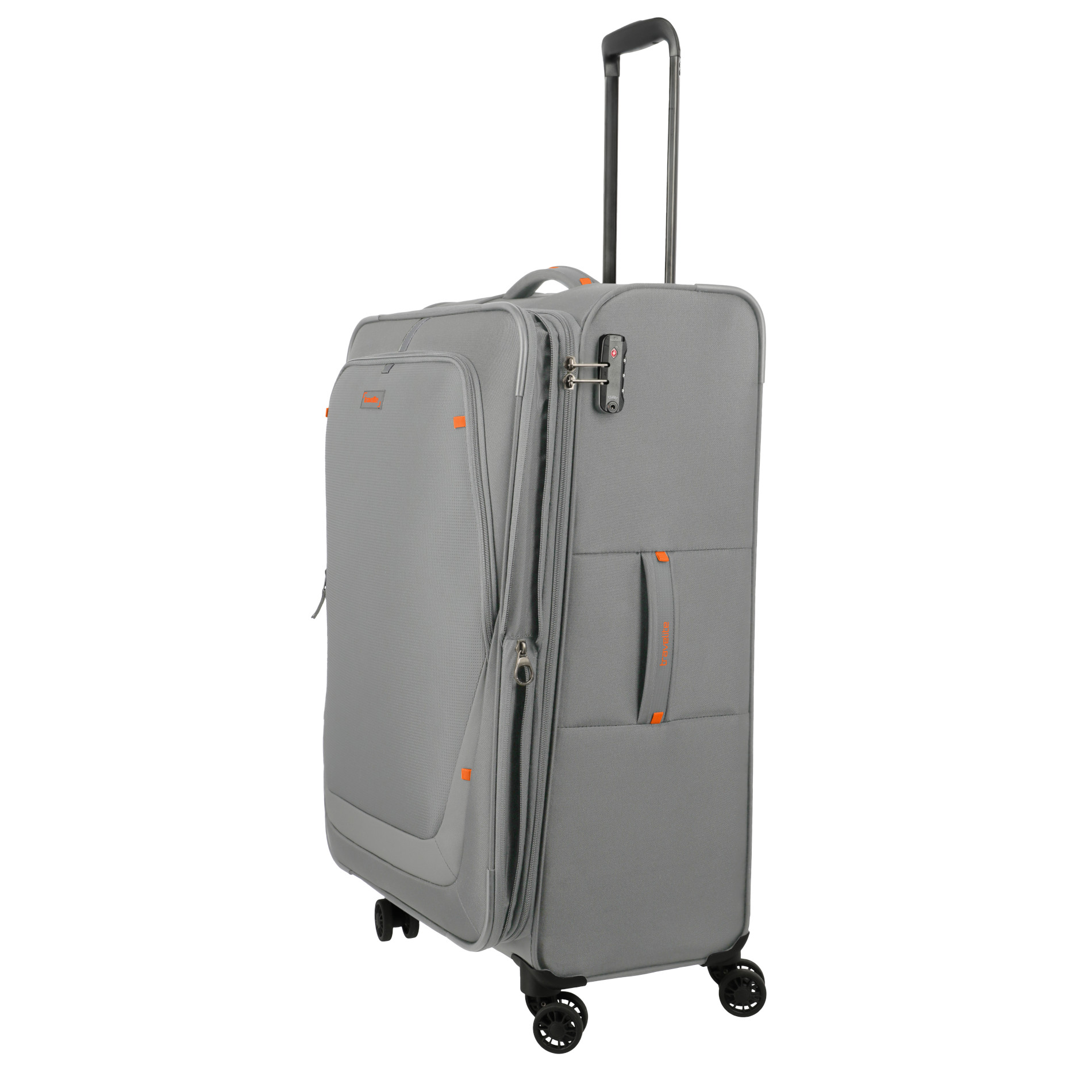 UMBRIA Trolley L (77 cm) erweiterbar - Smoky Grey