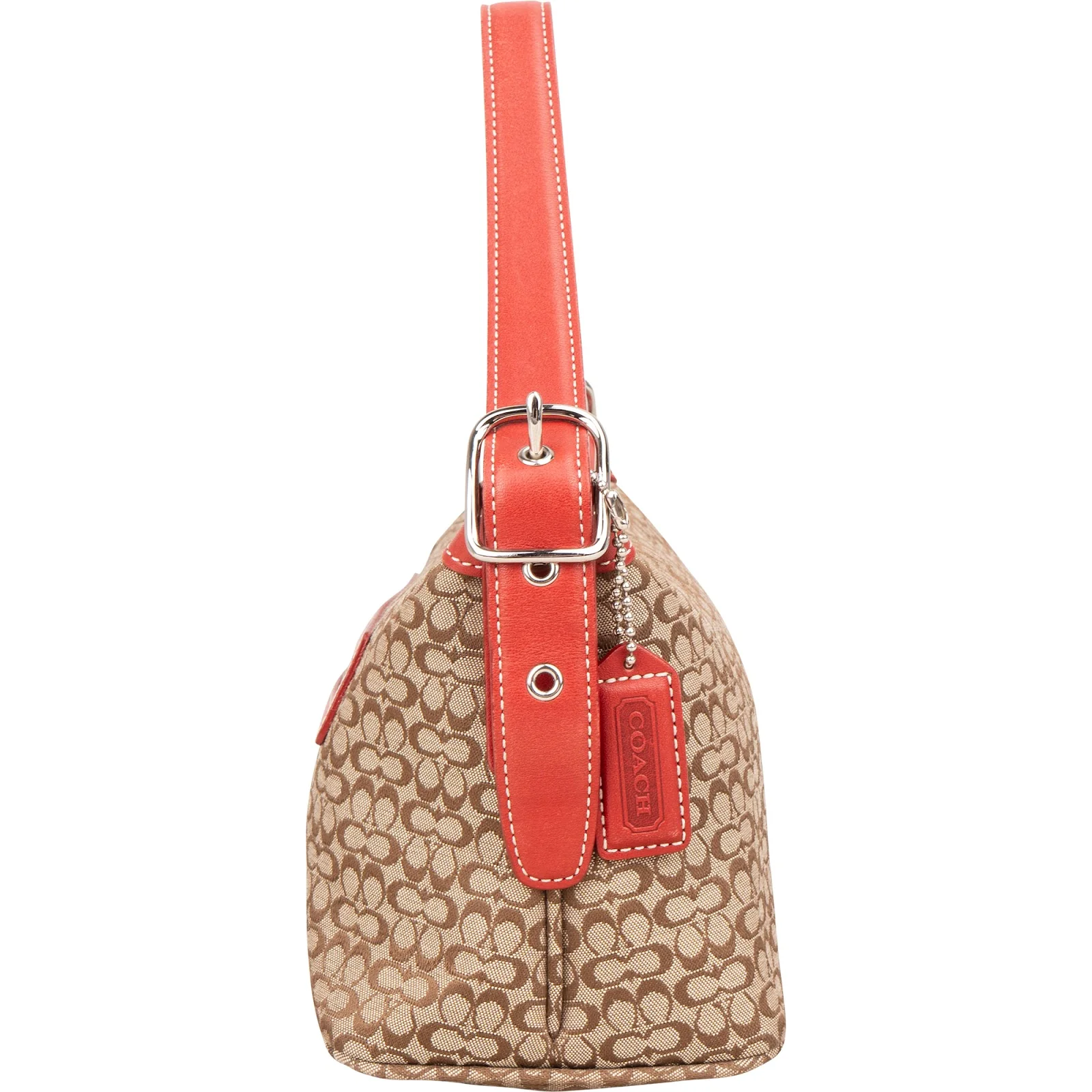 Coach Monogram Signature Demi Pochette Shoulder Bag