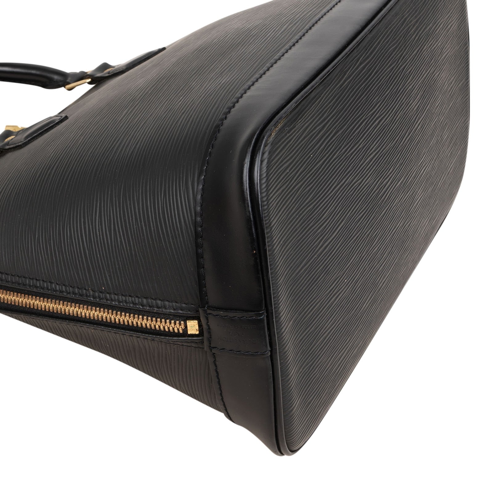 Louis Vuitton Noir Epi Leather Alma PM Handbag