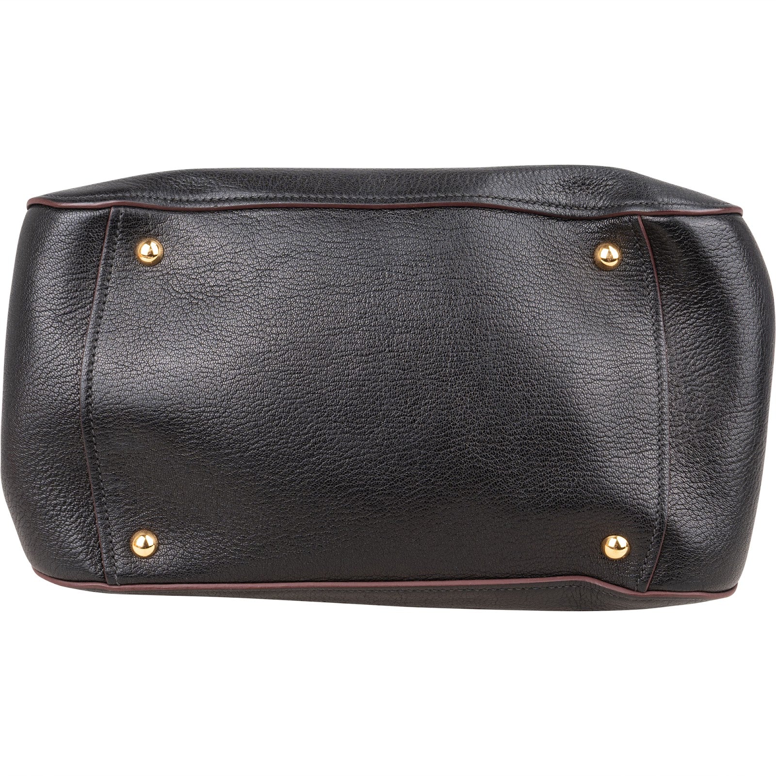 Miu Miu Madras Leather Dome Handbag