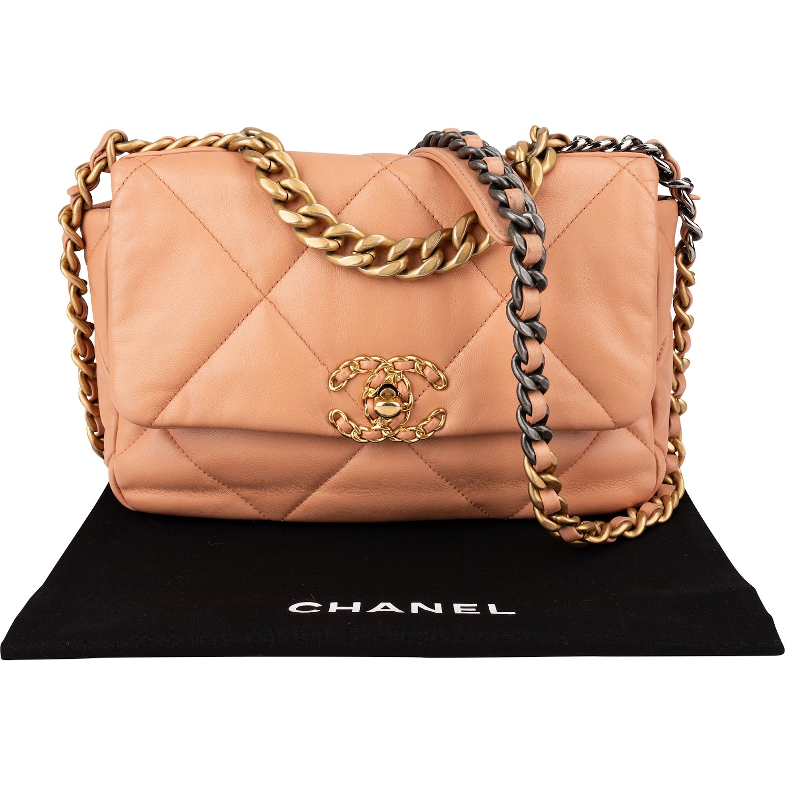 Chanel - 19 Single Flap Shoulder Bag