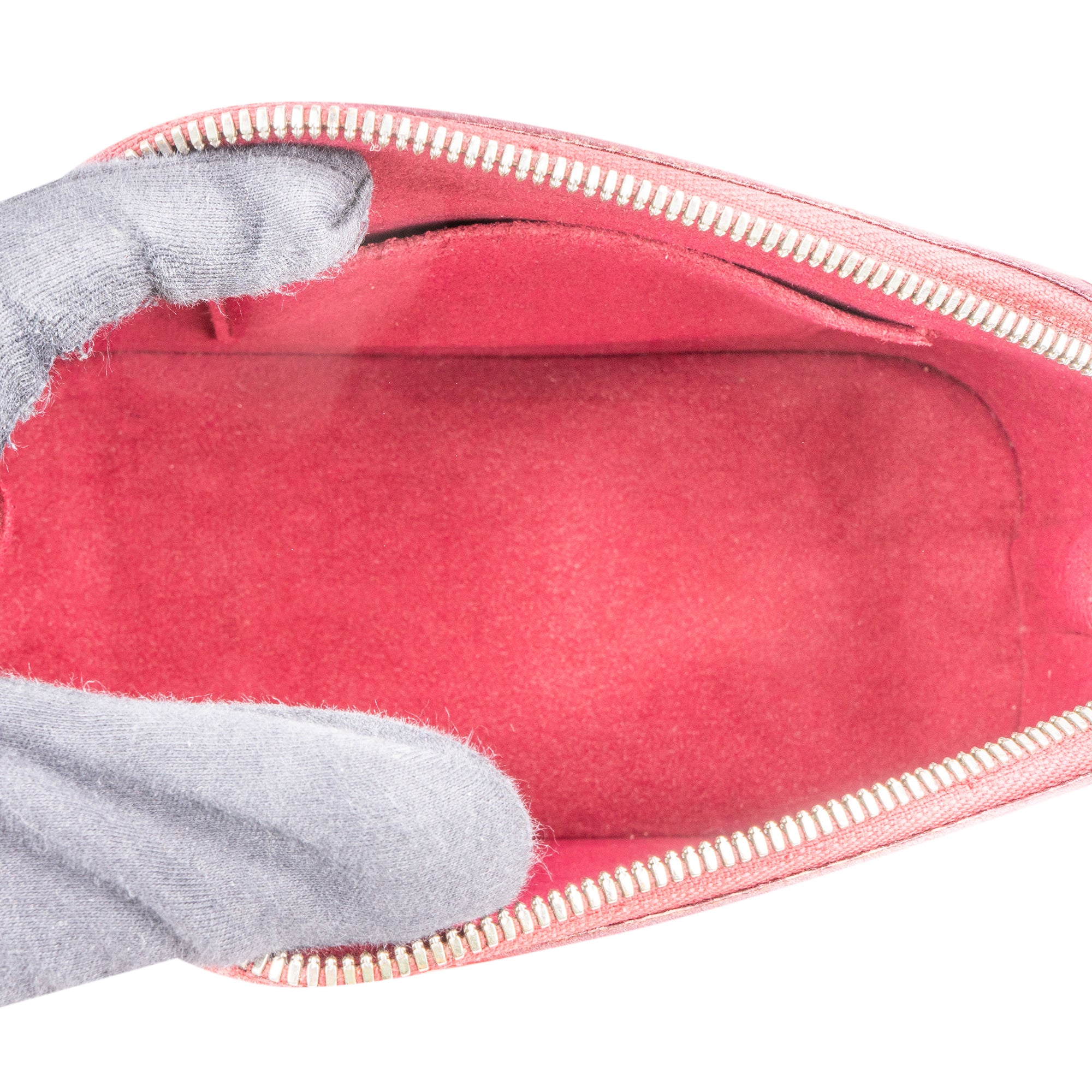 Louis Vuitton Rouge Epi Leather Alma BB Handbag