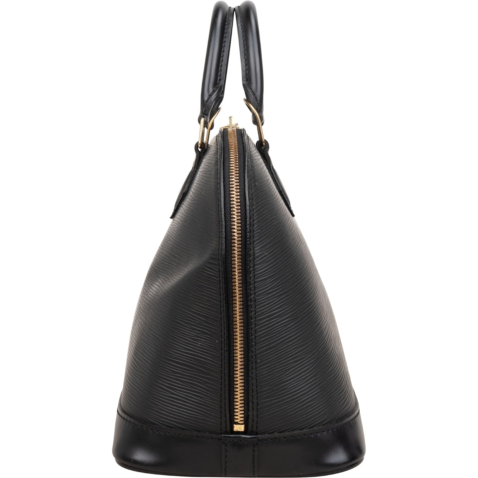 Louis Vuitton Noir Epi Leather Alma PM Handbag