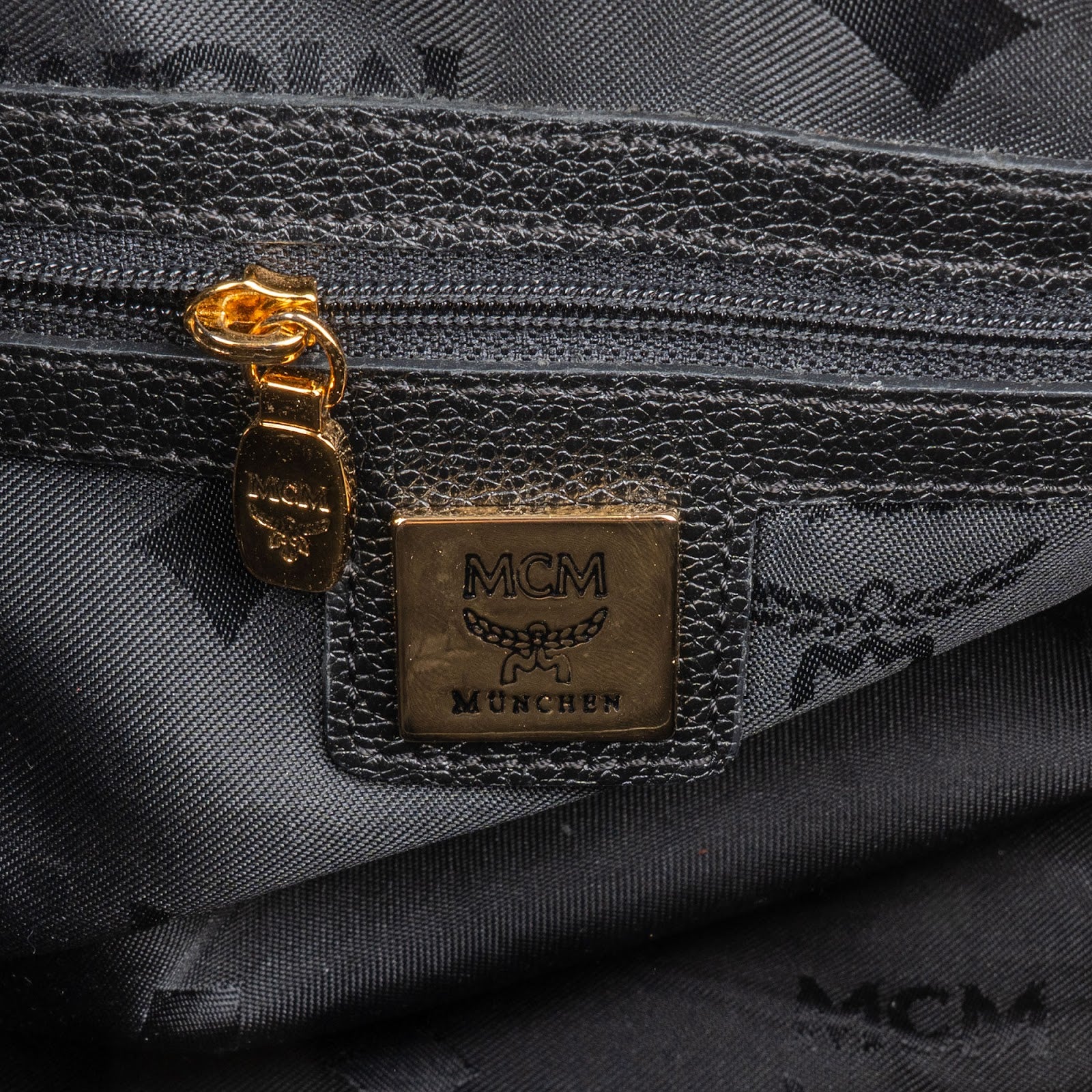 MCM - Visetos Studded Boston Bag