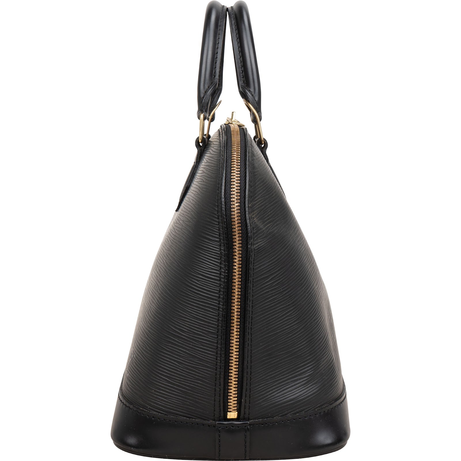 Louis Vuitton Noir Epi Leather Alma PM Handbag