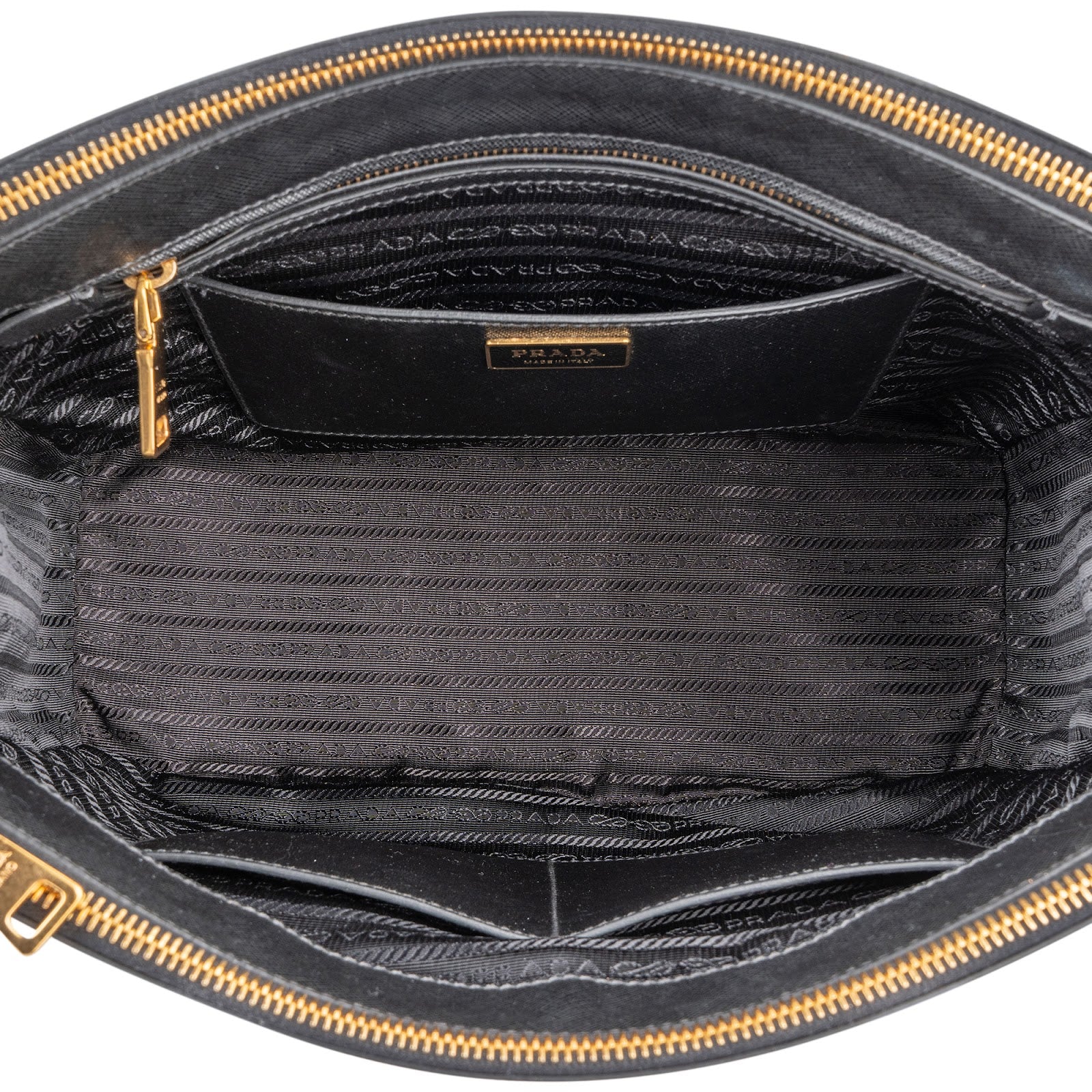 Prada Back Saffiano Leather Galleria Handbag