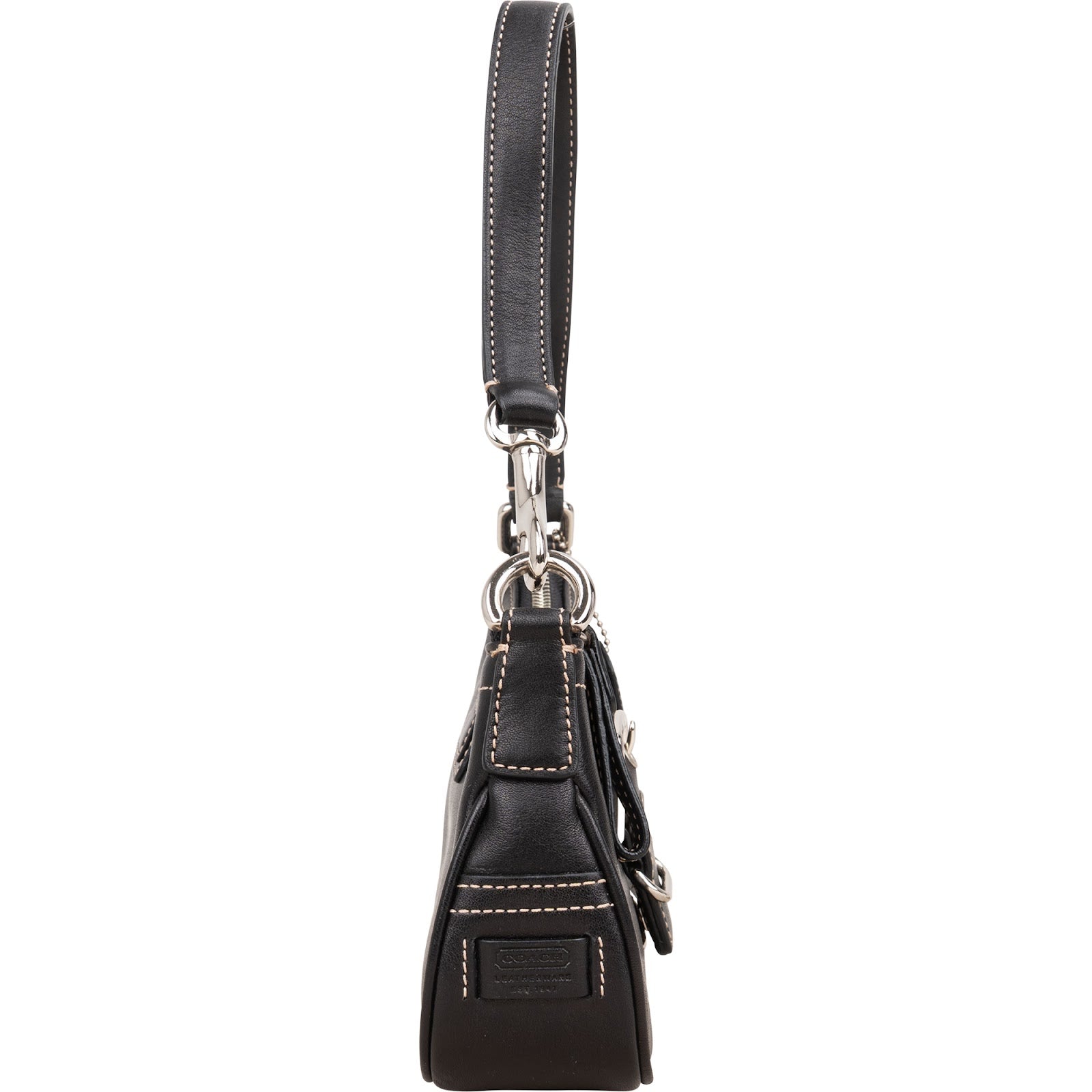 Coach Leather Soho Buckle Clutch Bag
