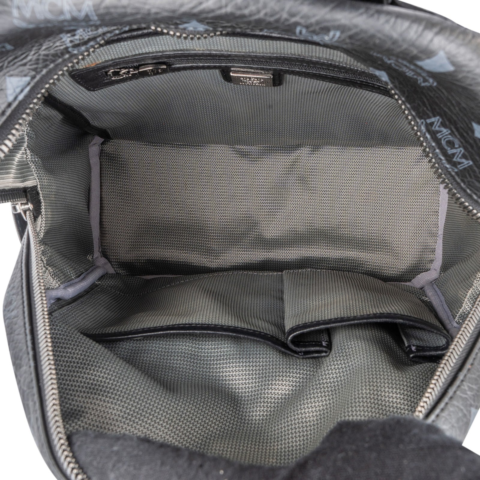 MCM Monogram Visetos Stark Side Studs Small Backpack