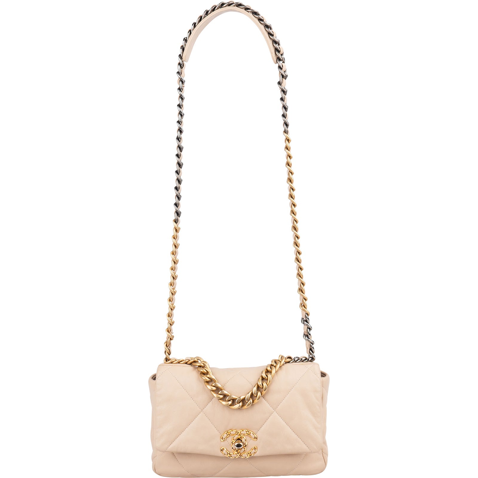 Chanel 19 Quilted Lambskin Single-Flap Crossbody Bag