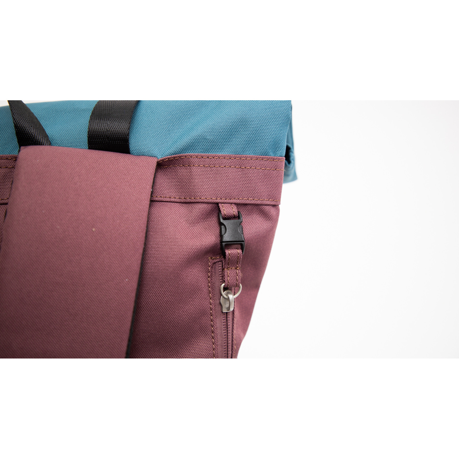 Christopher Reborn Backpack - plum x denim