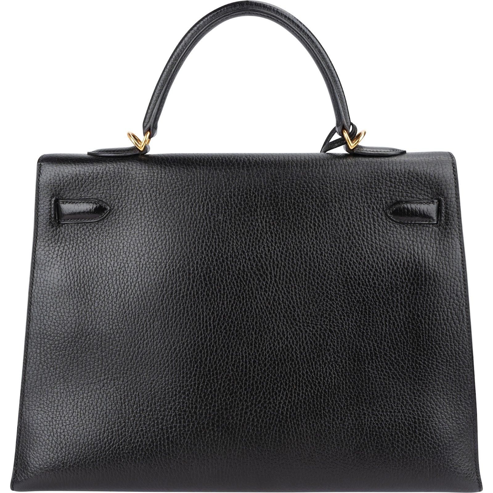 Hermès Ardennes  Leather Kelly 35 Sellier Handbag GHW