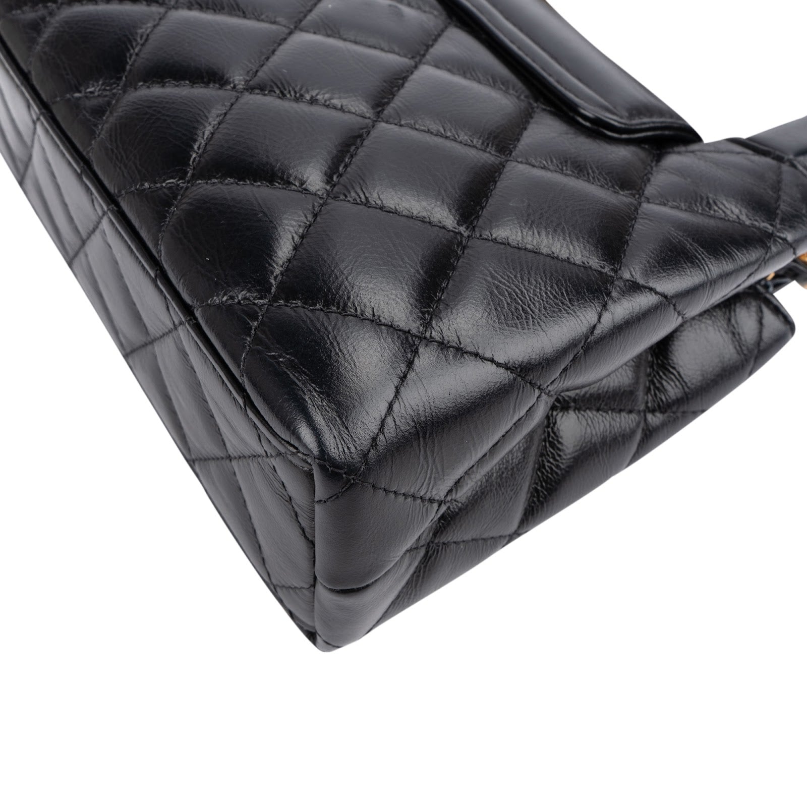 Chanel – Nano Kelly-schoudertas met handvat aan de bovenkant