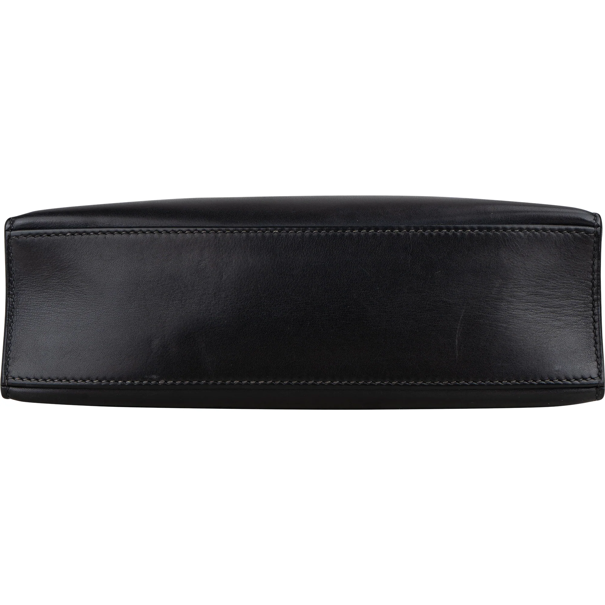 Hermès Noir Swift Leather Kelly Pochette Handbag
