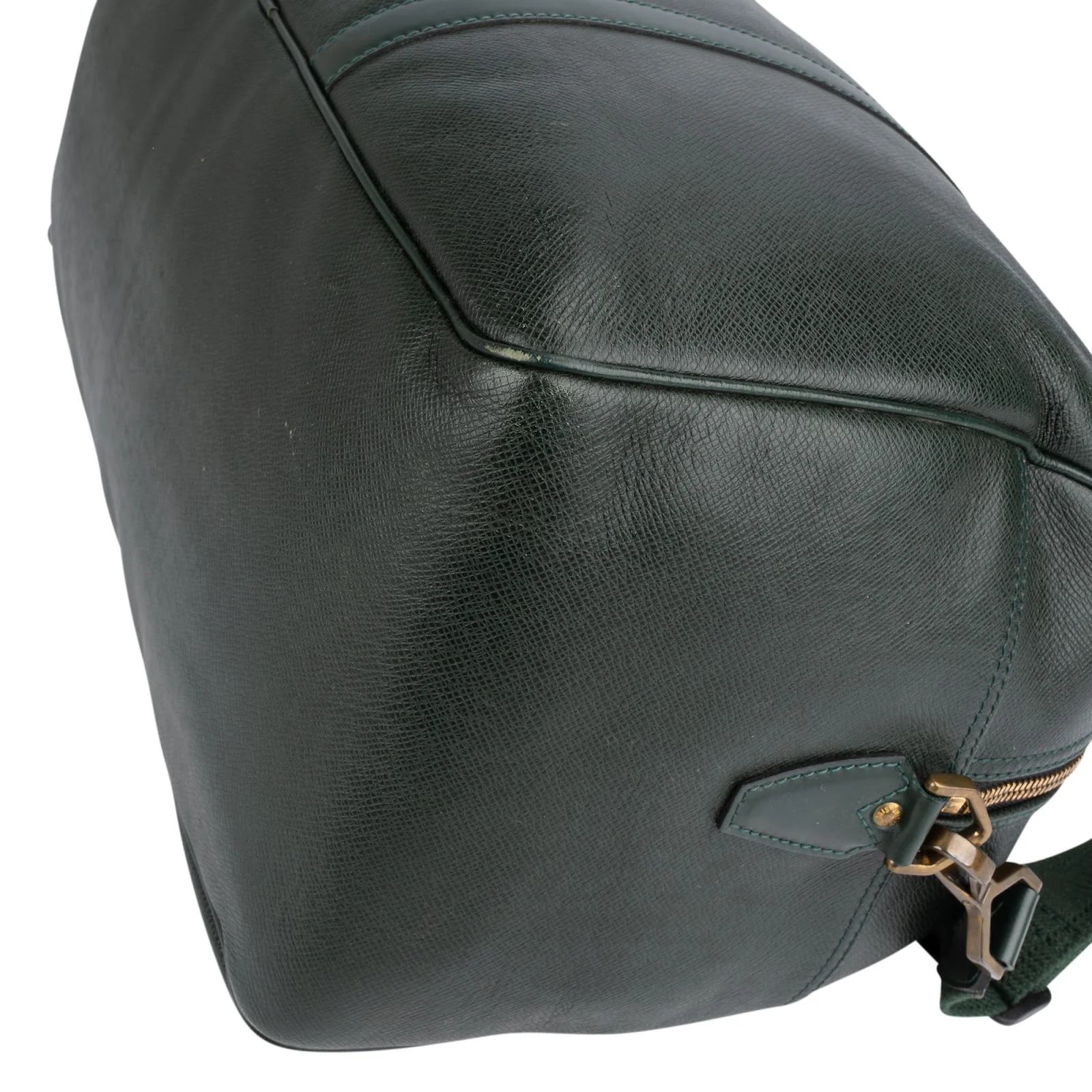 Louis Vuitton Green Taiga Leather Kendall 45 Bandoulière Reisetasche