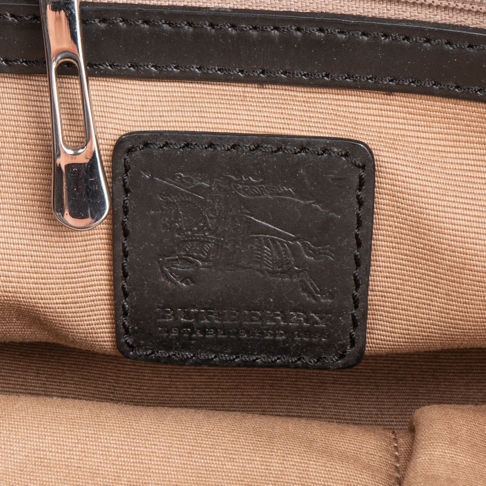Burberry - Nova-Check Monogram Handbag