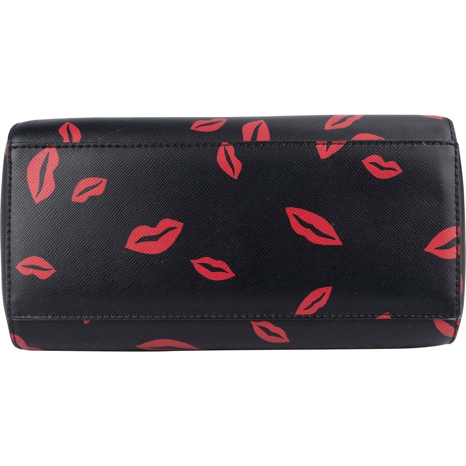 Kate Spade Rowe Mini Satchel Lip Print Handbag