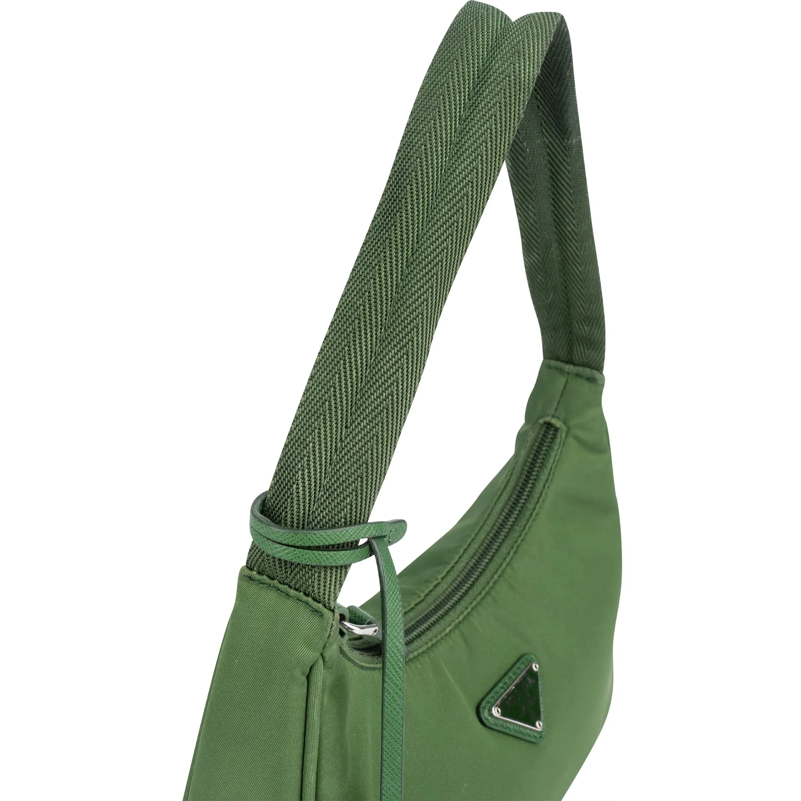 Prada Green Nylon Re-Edition 2000 Handbag