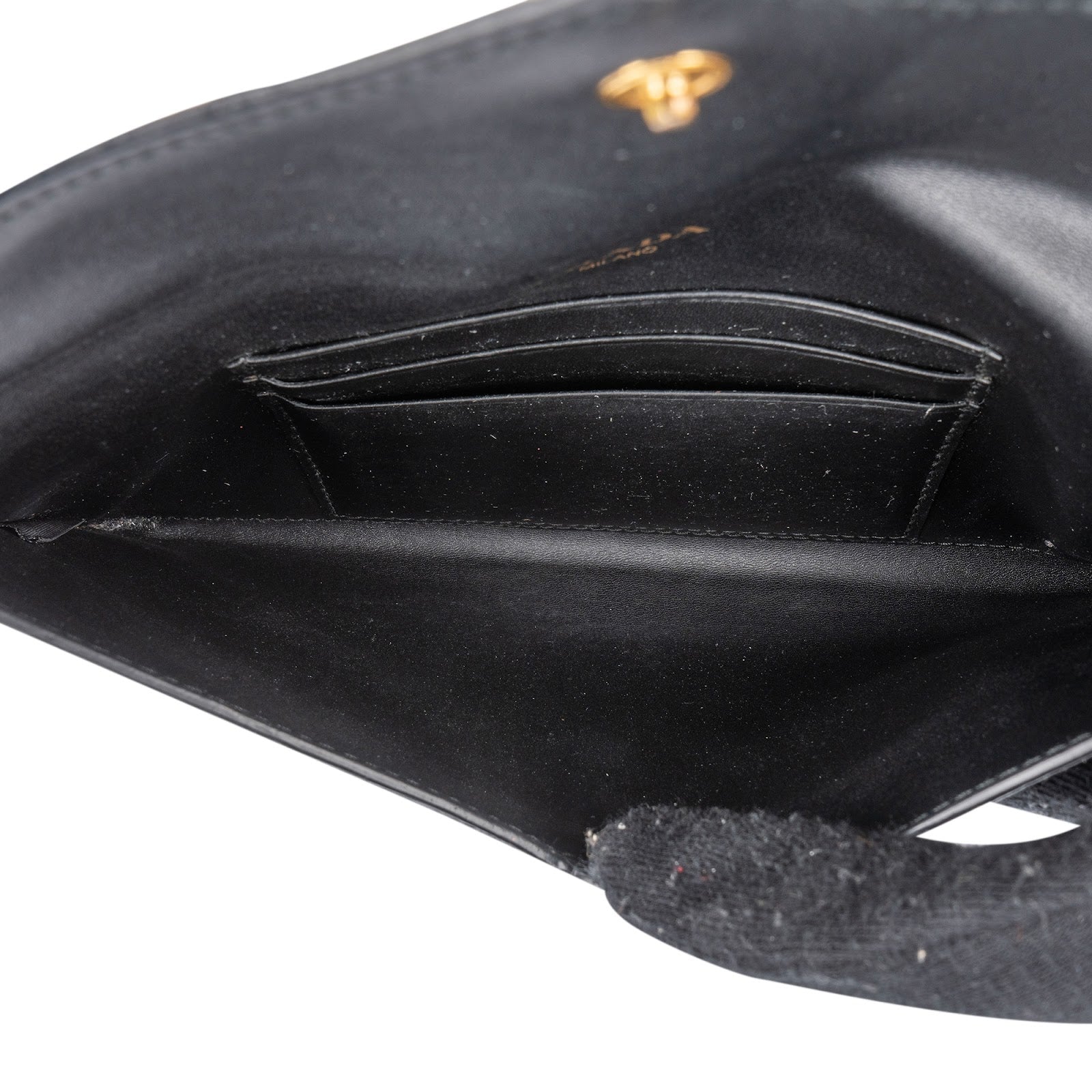 Prada Saffiano Leather Envelope Clutch