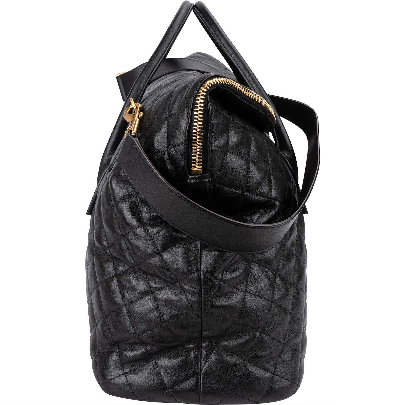 Saint Laurent Quilted Lambskin ES Giant Reisetasche