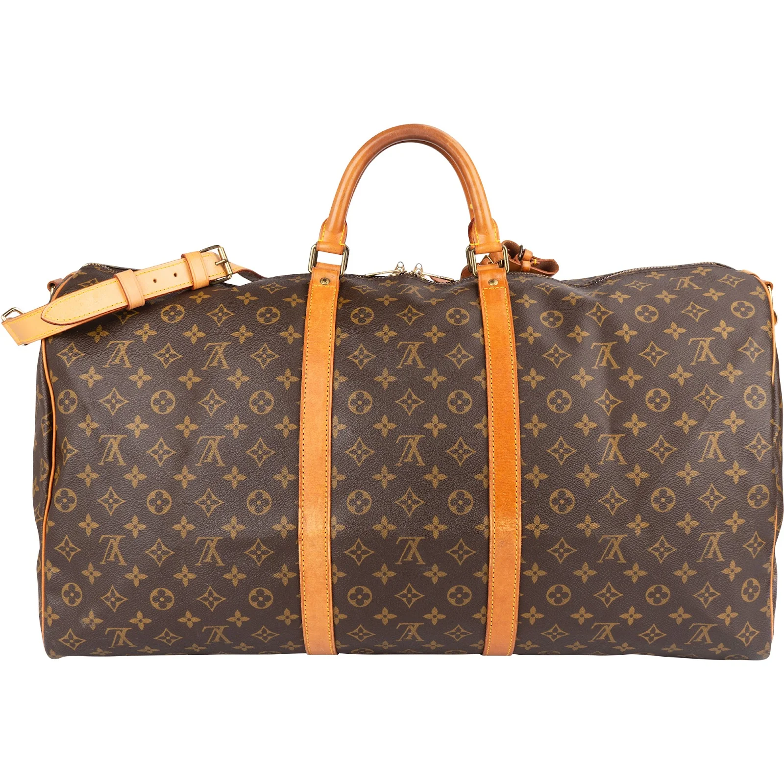 Louis Vuitton Monogram Canvas Keepall 60 Bandoulière Reisetasche