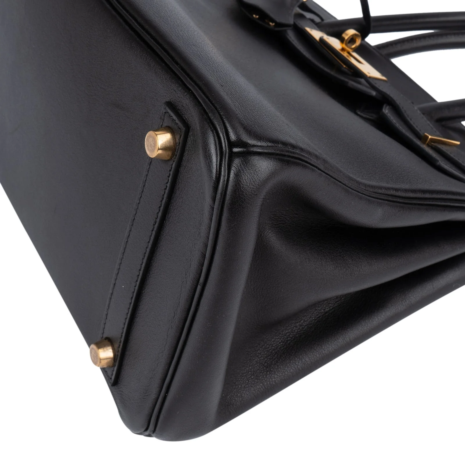 Hermès Noir Swift Leather Birkin 30 Handbag