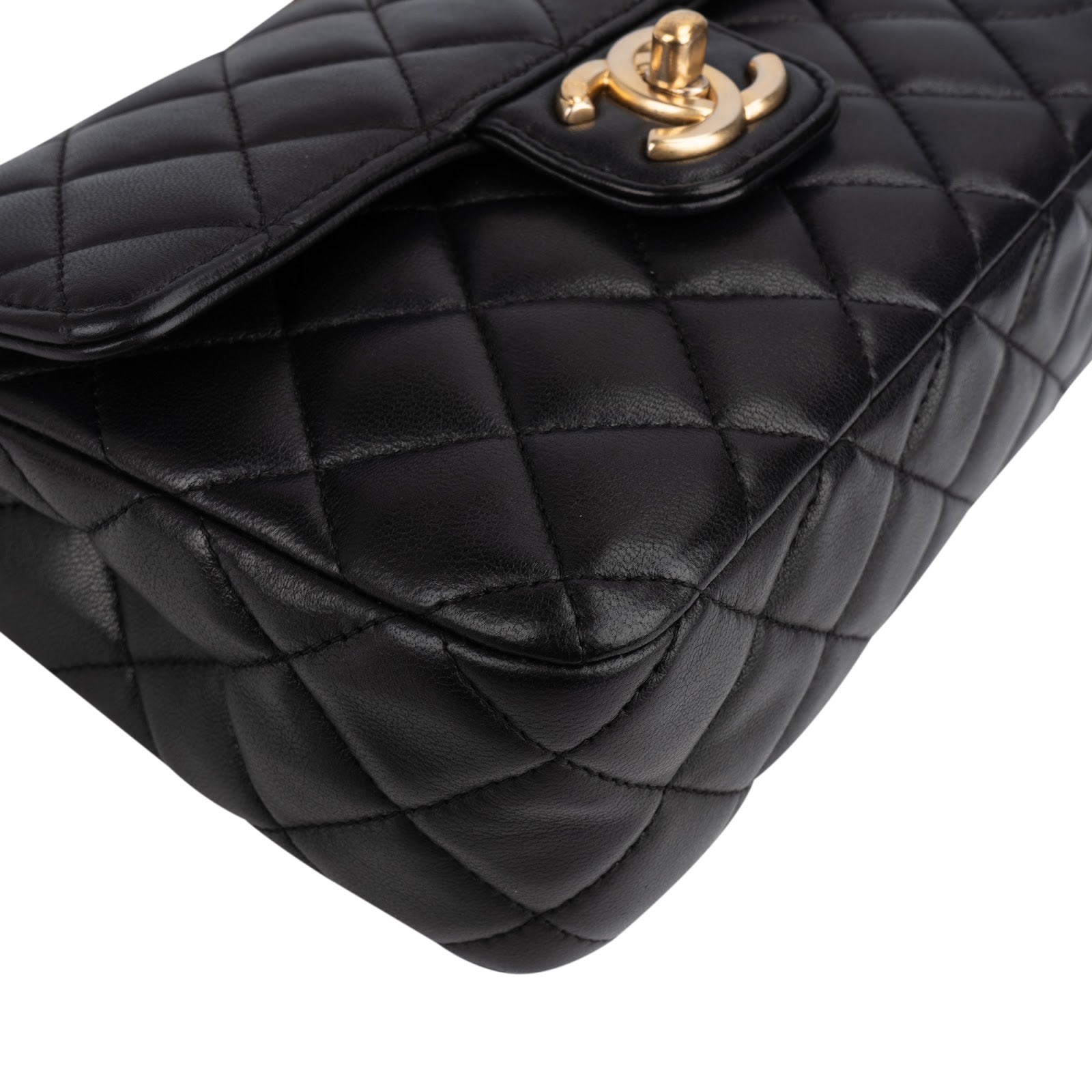 Chanel Quilted Lambskin Mini Rectangular Flap Casino Charms Crossbody Bag