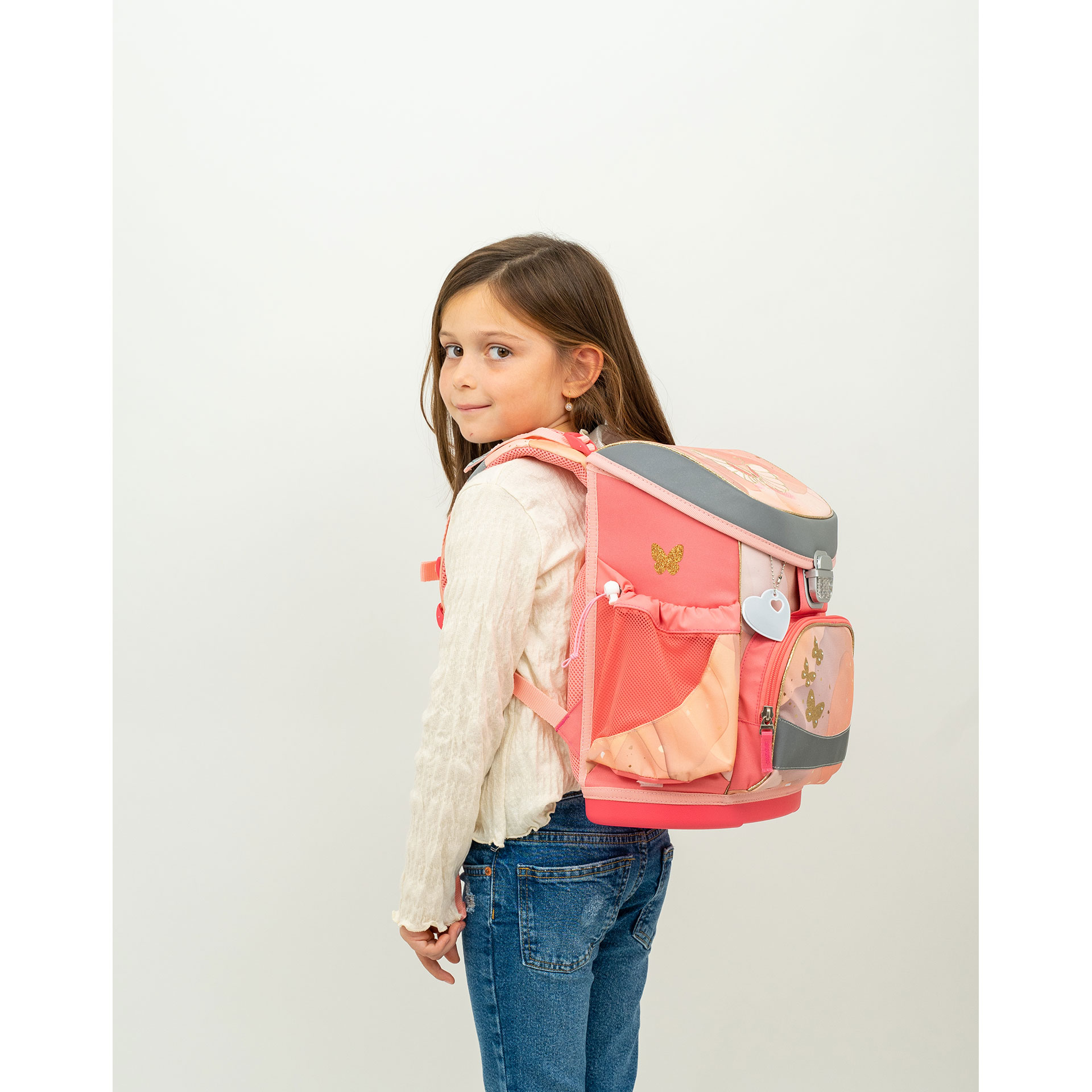 Mini-Fit ergonomisches Schulranzen-Set 4-teilig - Marble