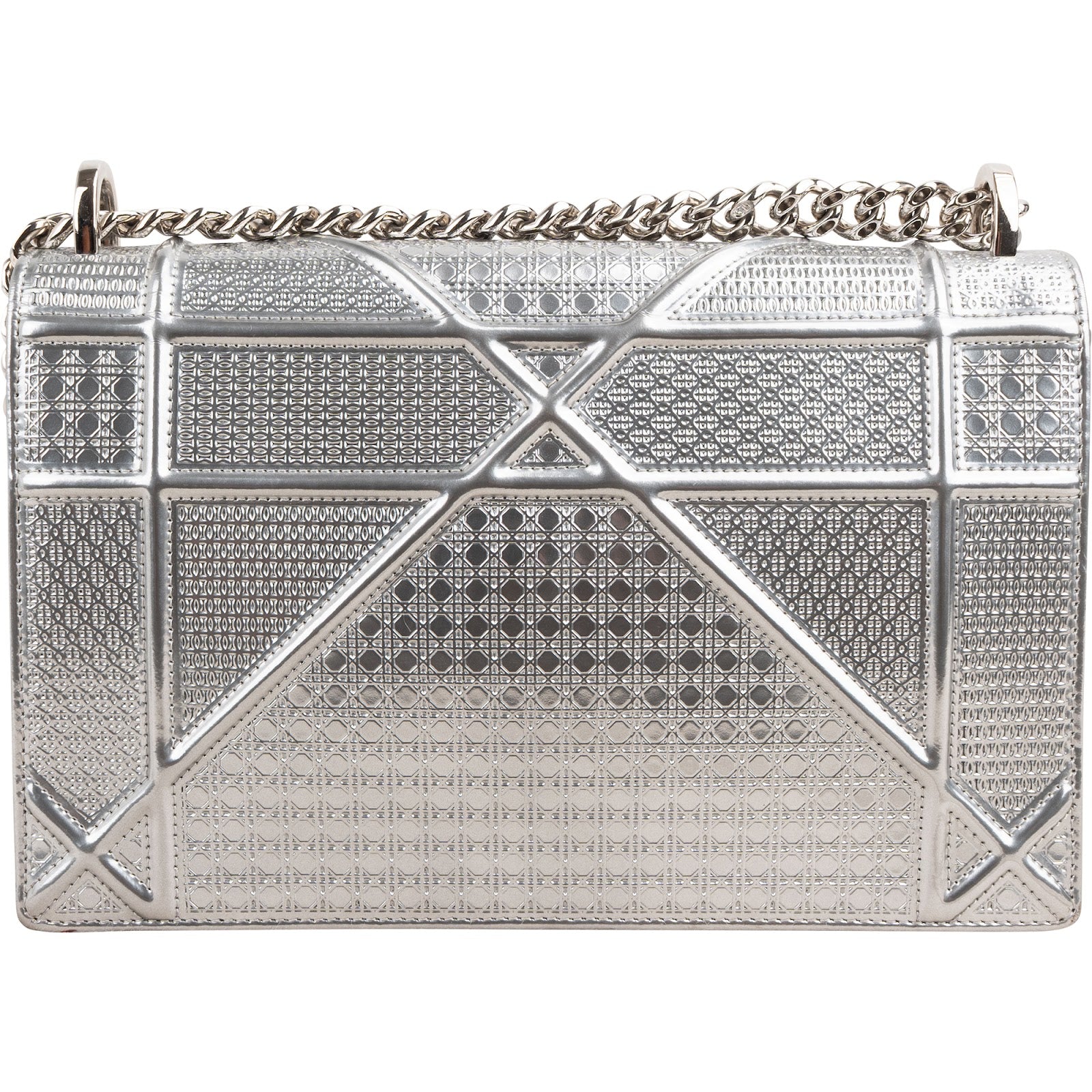 Christian Dior - Metallic Diorama Flap Crossbody Bag