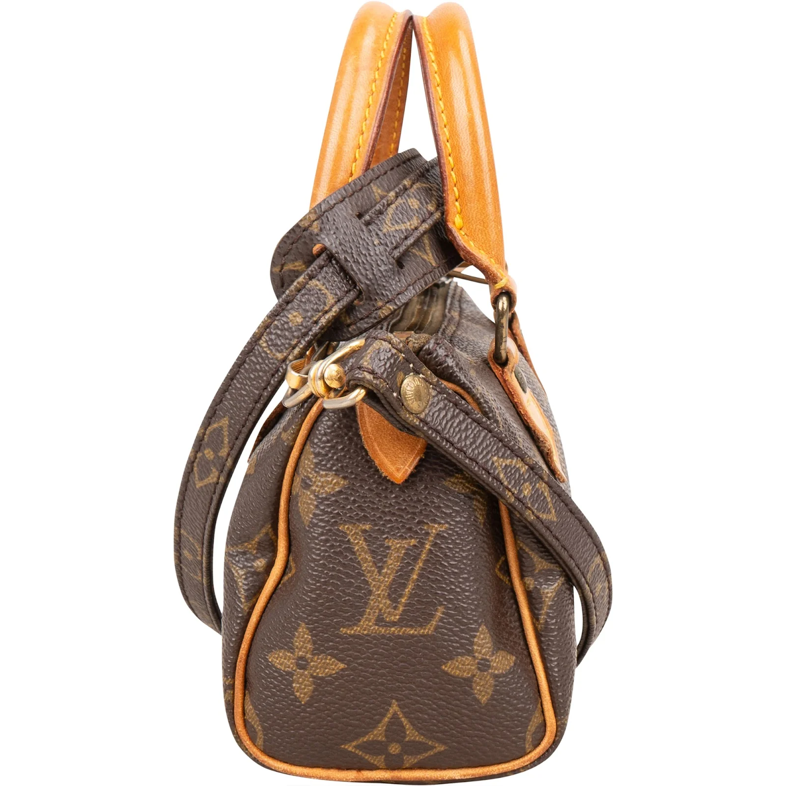 Louis Vuitton Canvas Monogram Mini Speedy Boston Bag