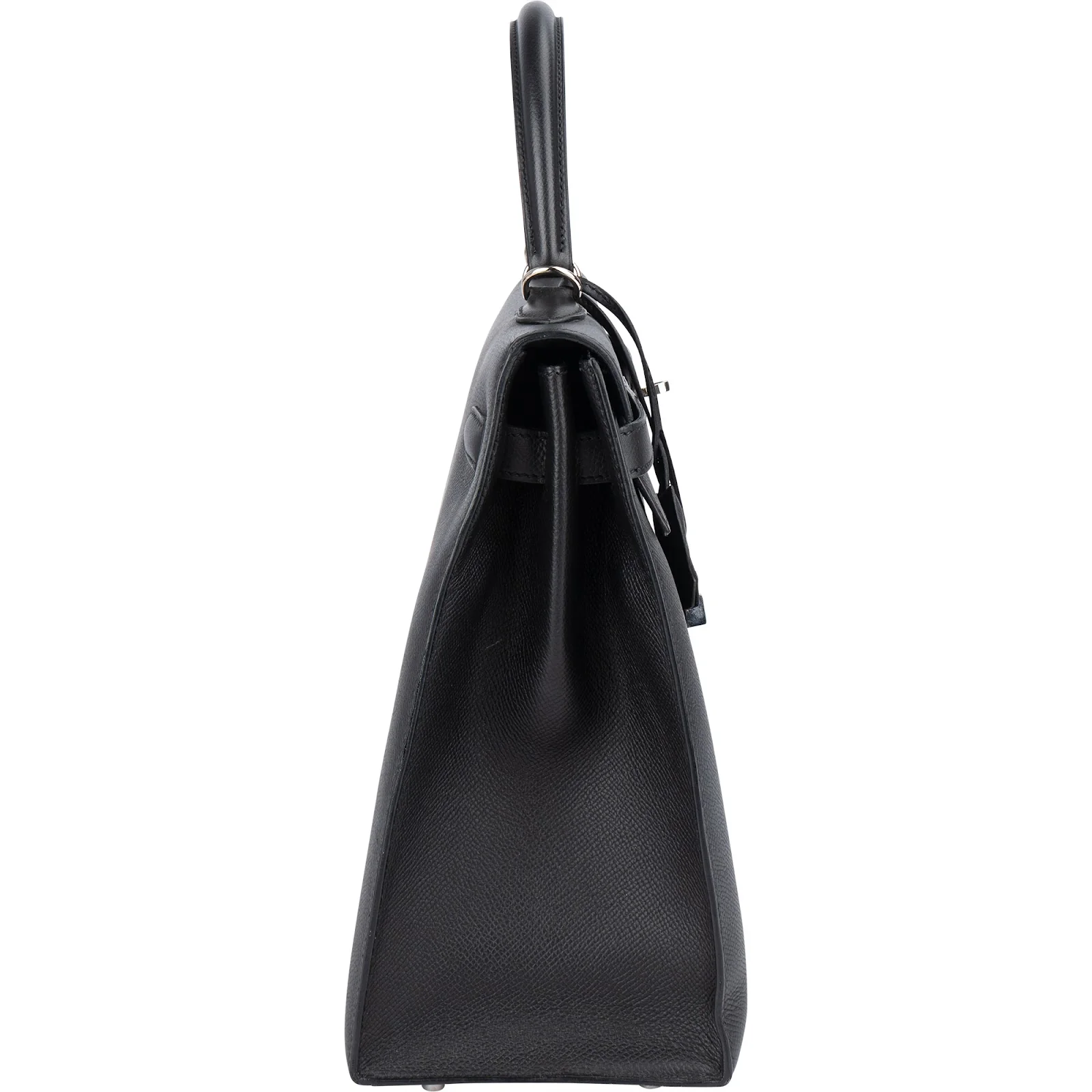 Hermès Noir Epsom Leather Sellier Kelly 35 Handbag