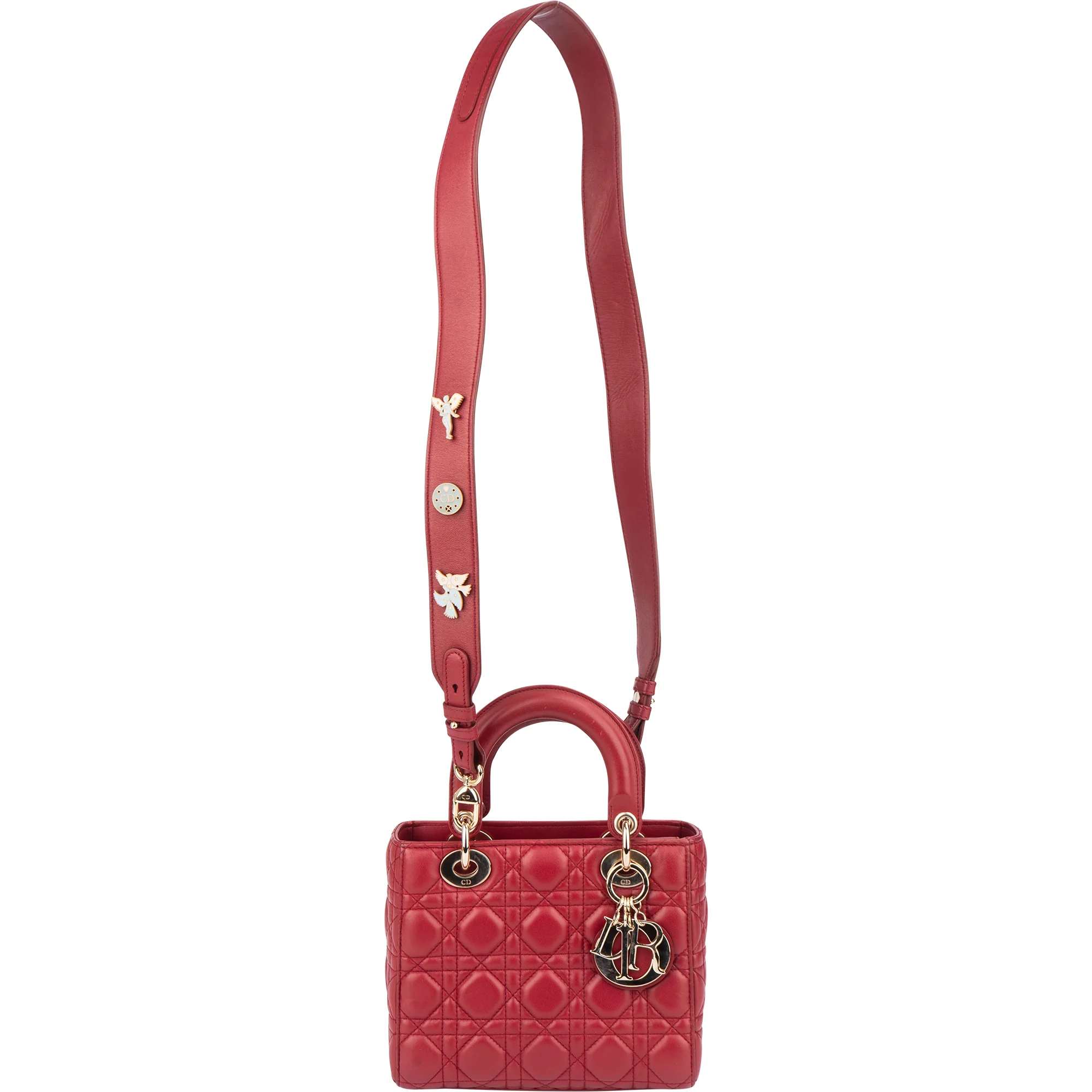 Christian Dior Quilted Leather ABC Lady Dior Handbag