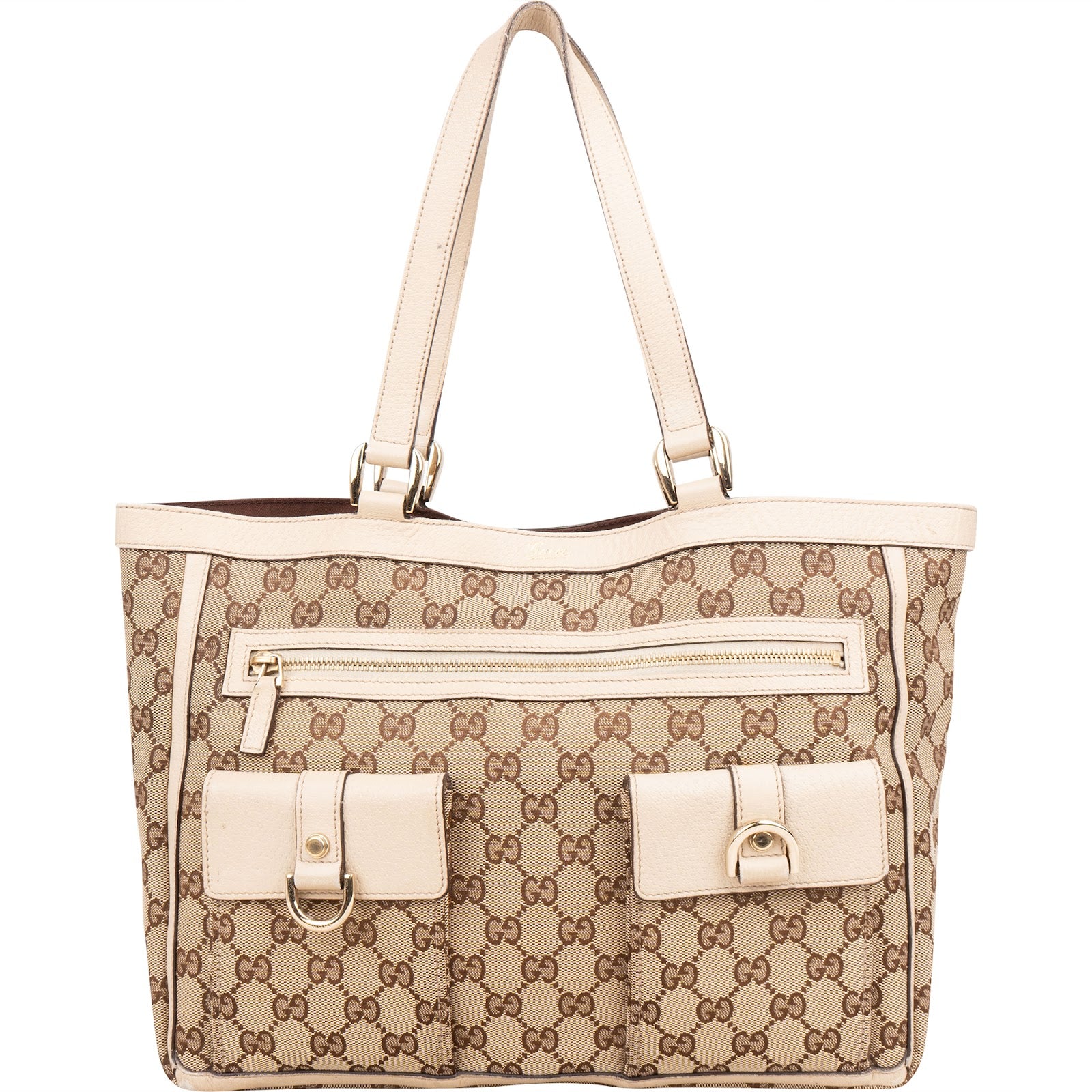 Gucci Monogram GG Canvas Abbey Shoulder Bag