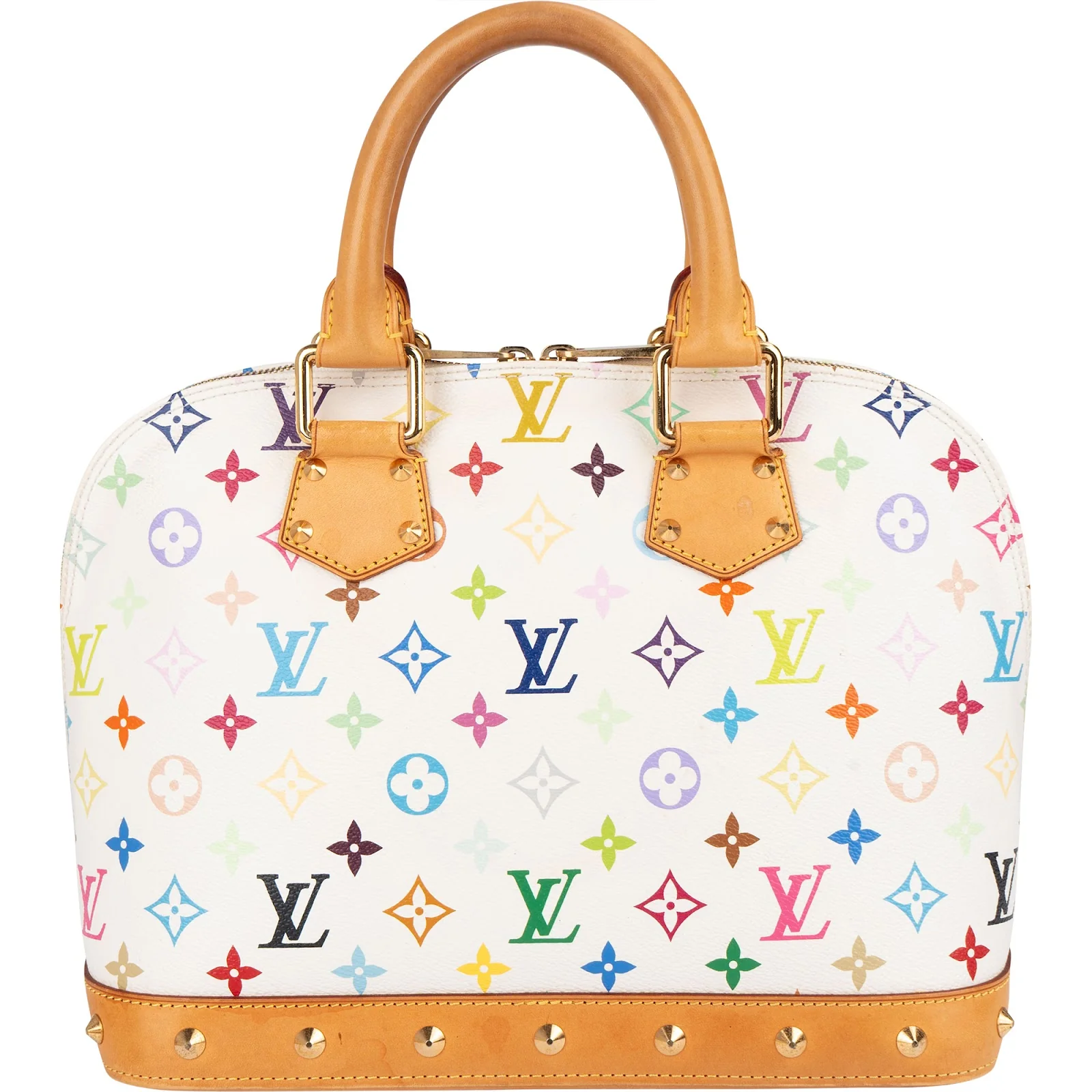 Louis Vuitton Canvas Monogram Murakami Multicolor Alma PM Handbag