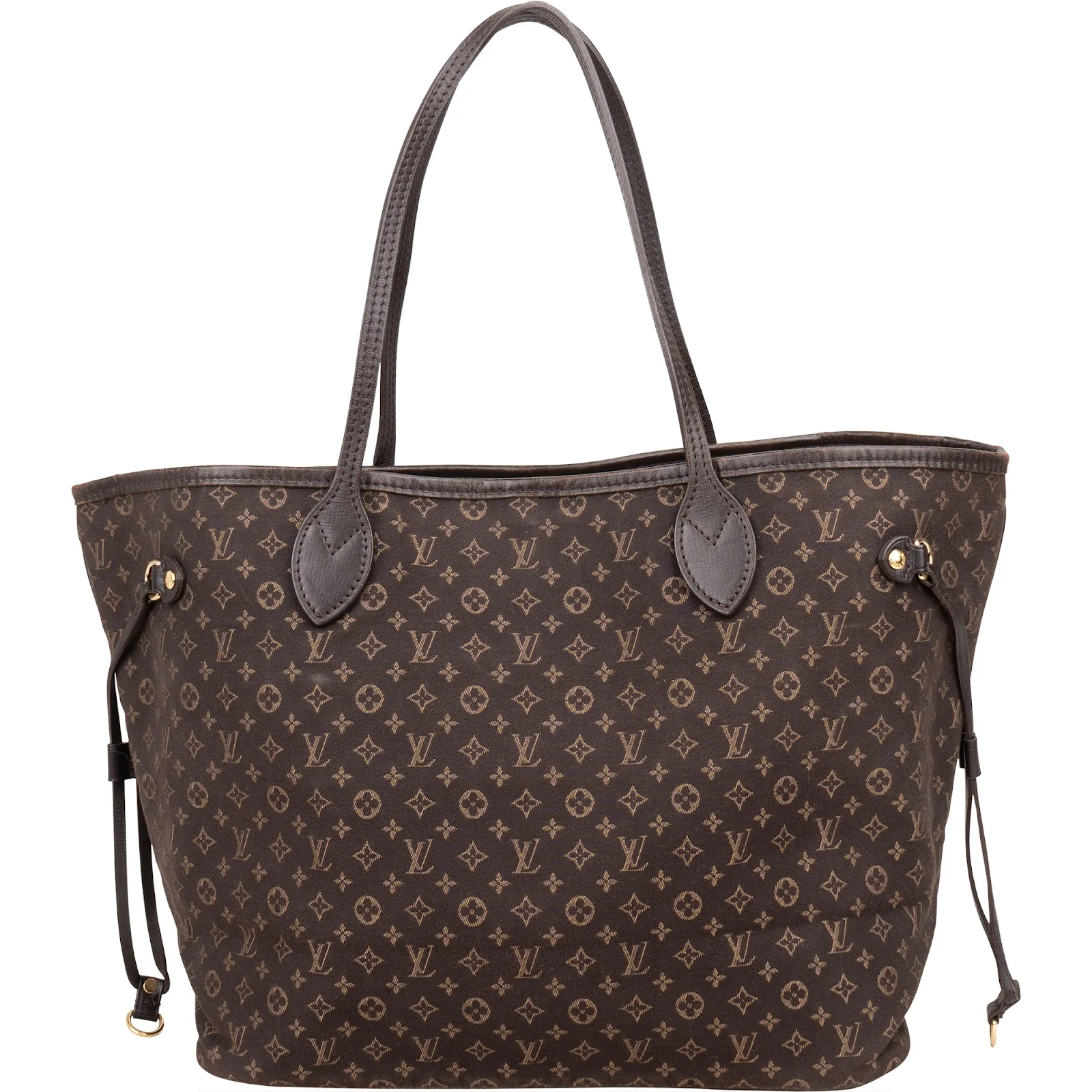 Louis Vuitton Mini Lin Monogram Neverfull MM Shoulder Bag