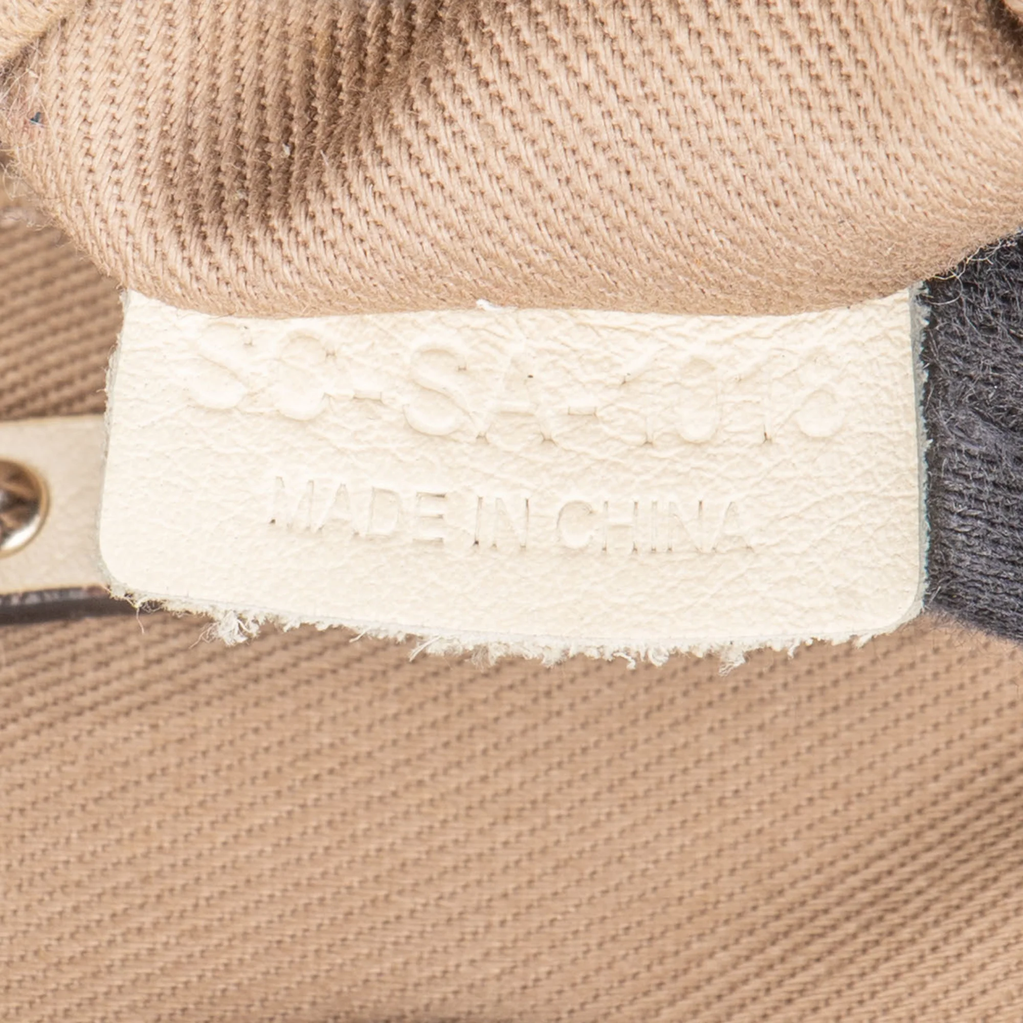 Celine Maccadam Monogram Shopper Bag