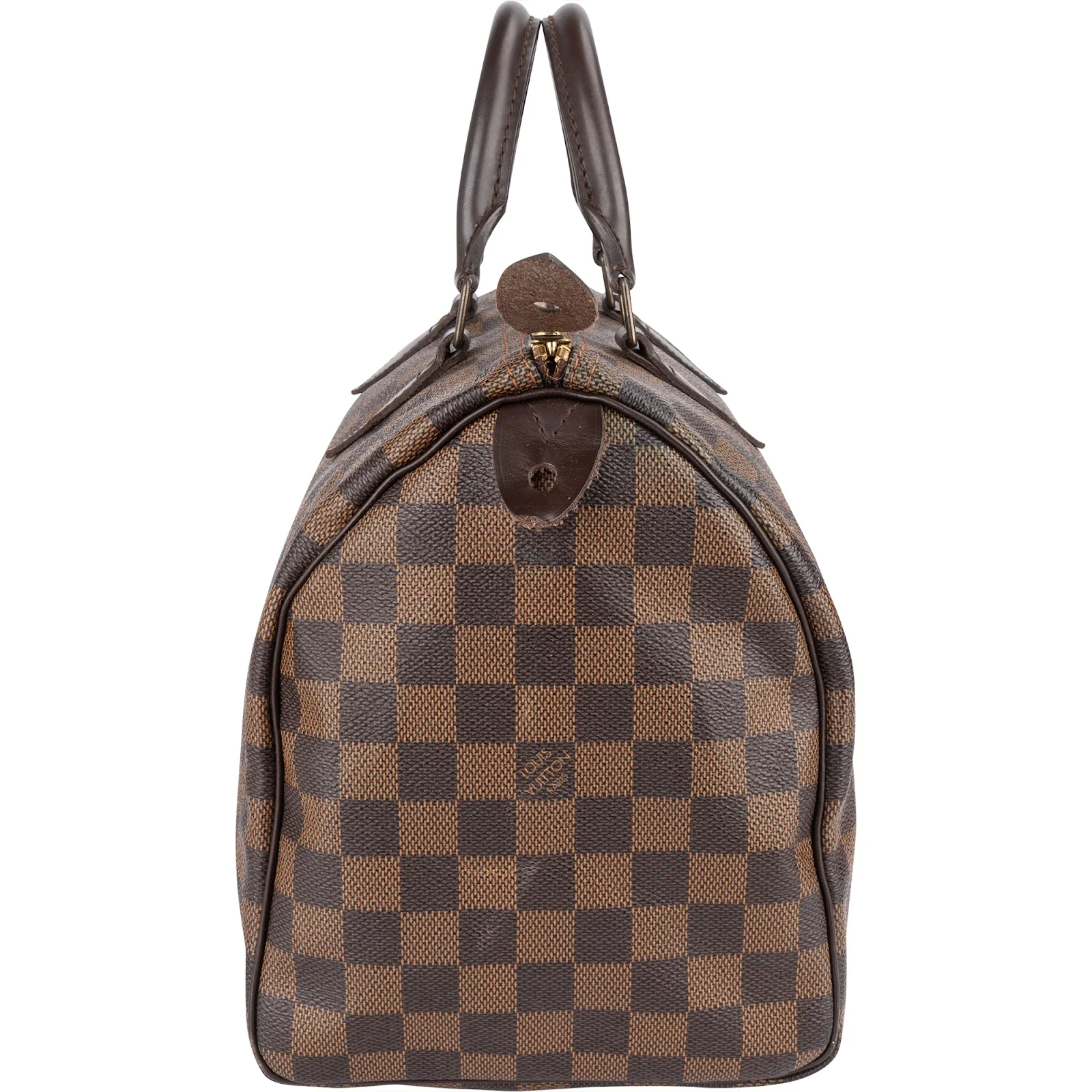 Louis Vuitton Monogram Damier Ebene Speedy 30  Boston Bag
