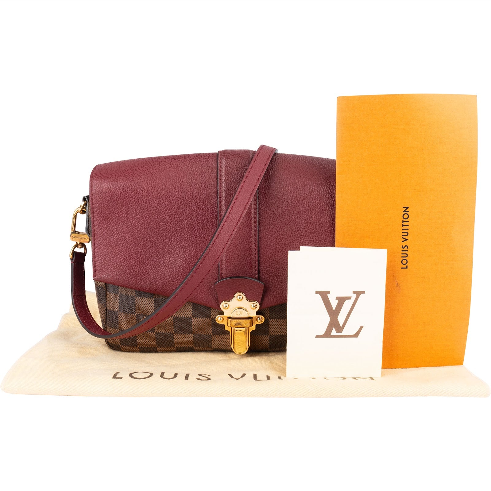 Louis Vuitton Monogram Damier Ebene Clapton Crossbody Bag