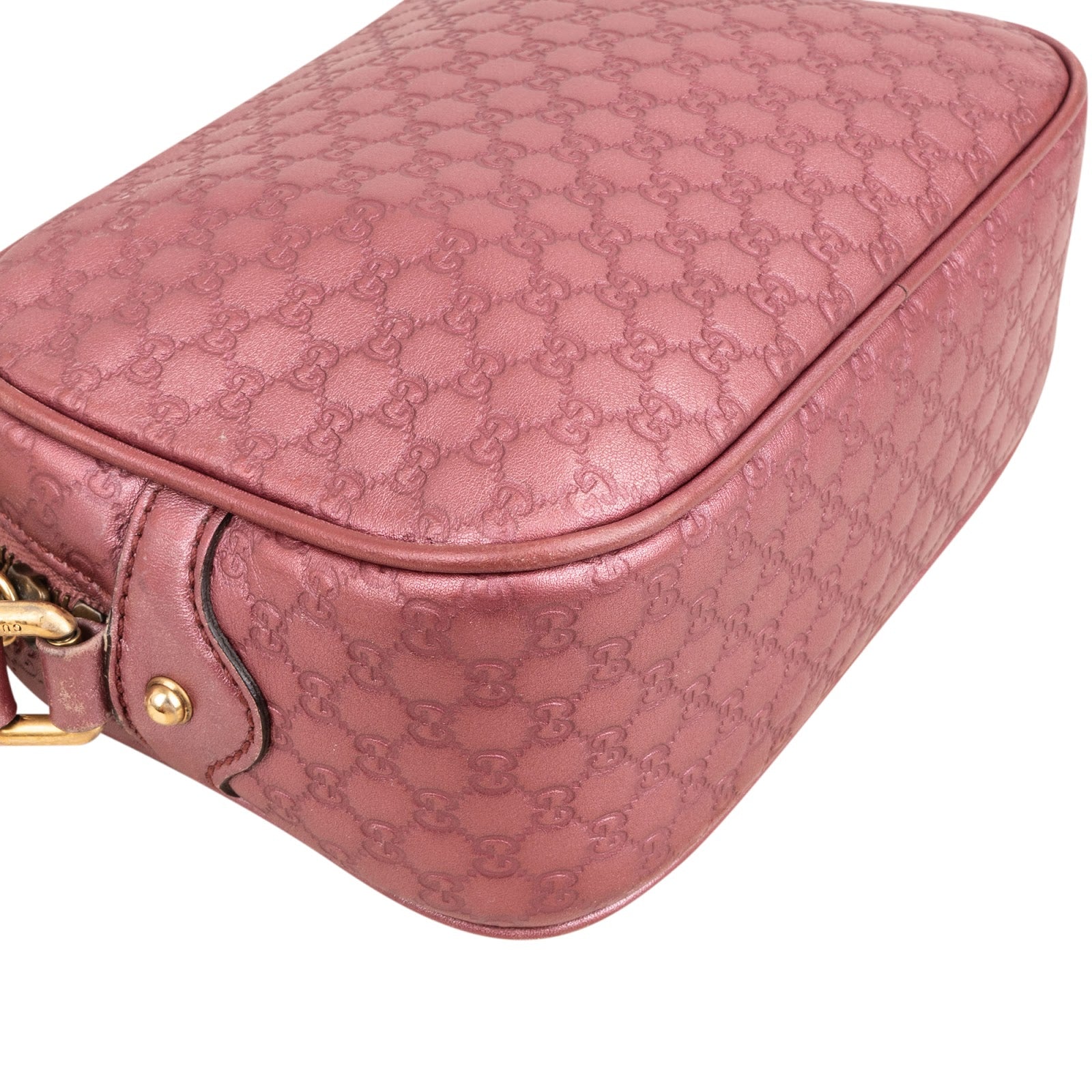 Gucci Guccissima Leather Bamboo Tassel Soho Crossbody Bag