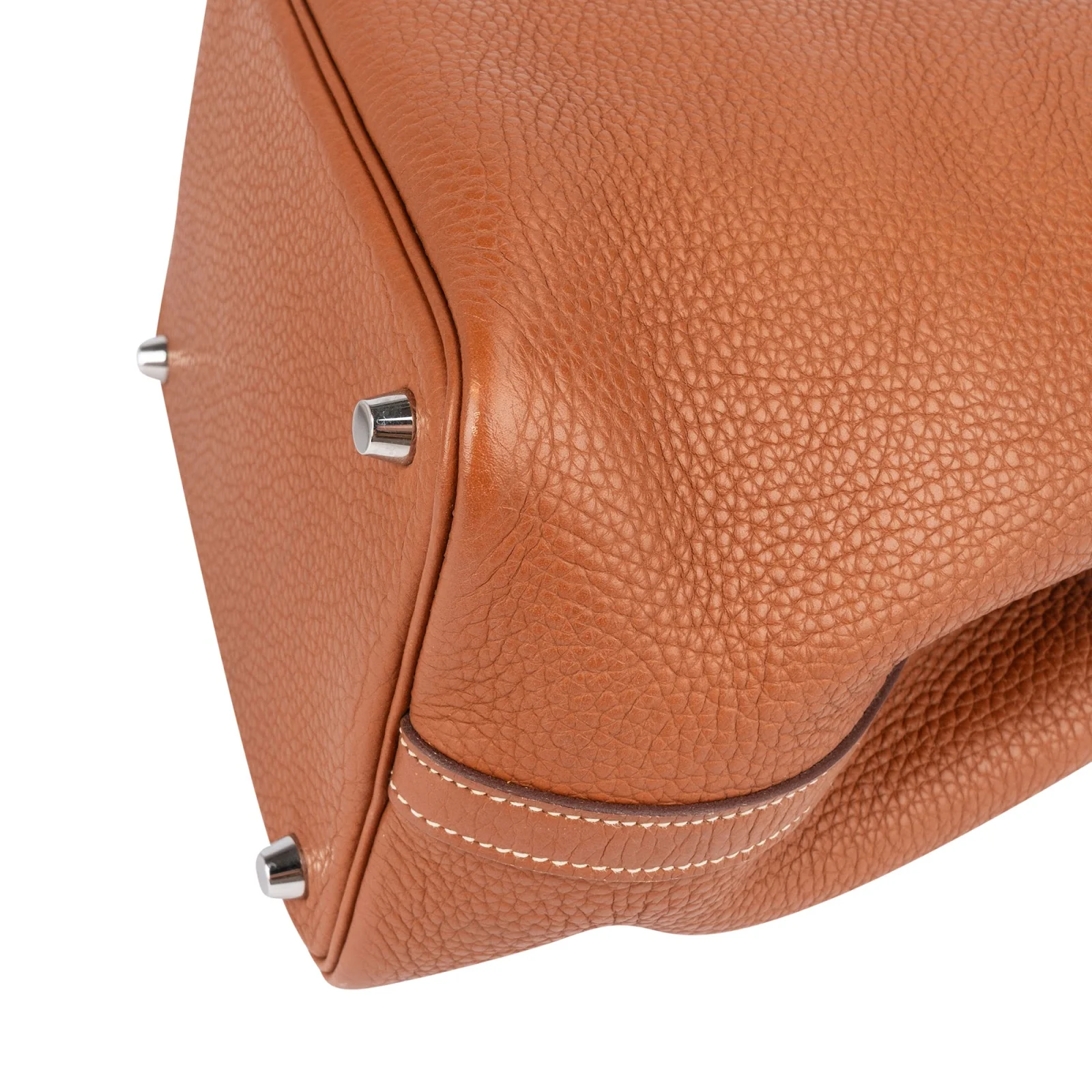 Hermès Brown Taurillon Clemence Picotin Lock 18 (PM) Handbag