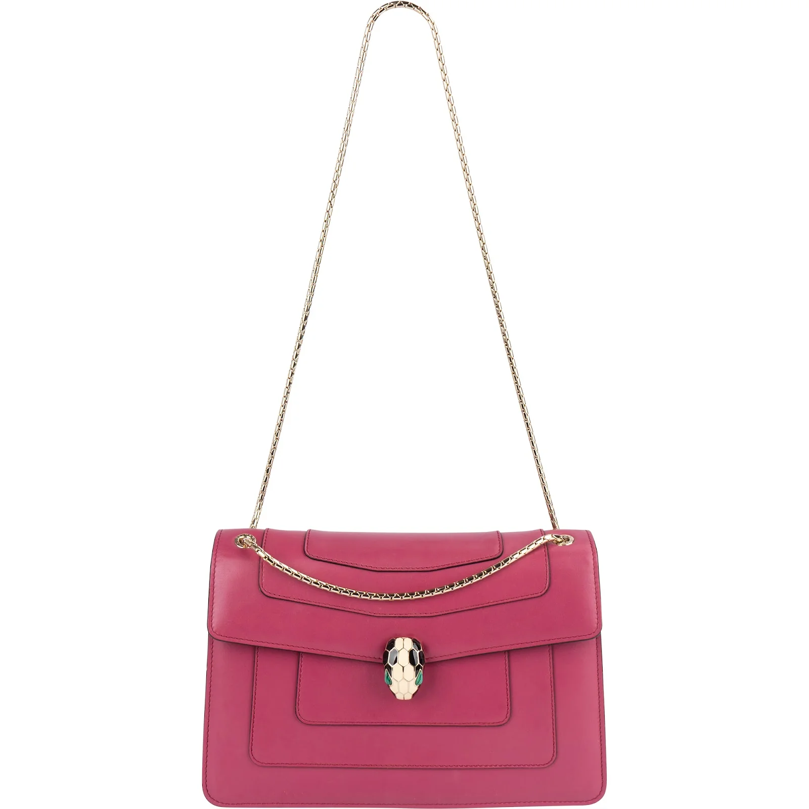 Bvlgari Calfskin Serpenti Forever Shoulder Bag