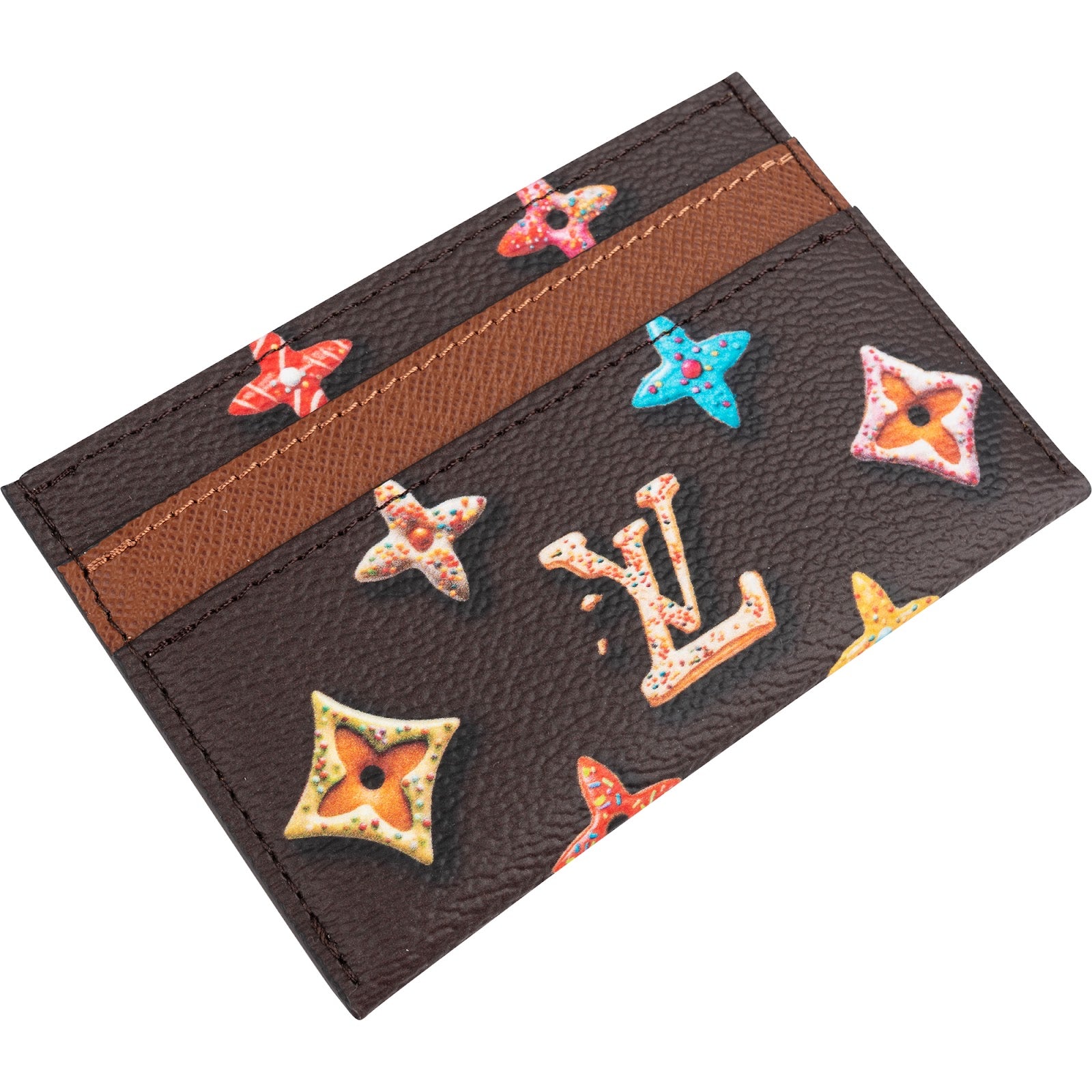 Louis Vuitton Monogram Chocolate Donut Double Kartenetui